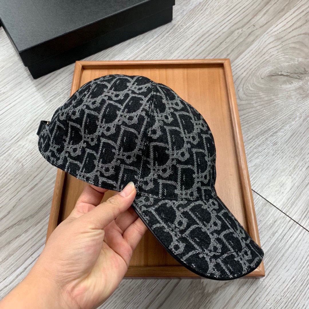 Dior Denim Oblique Hat Cotton 262219