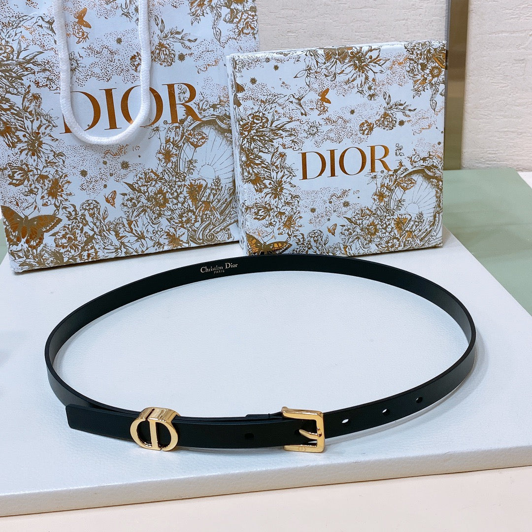 Dior Montaigne Loop Belt 15mm Calfskin 197480