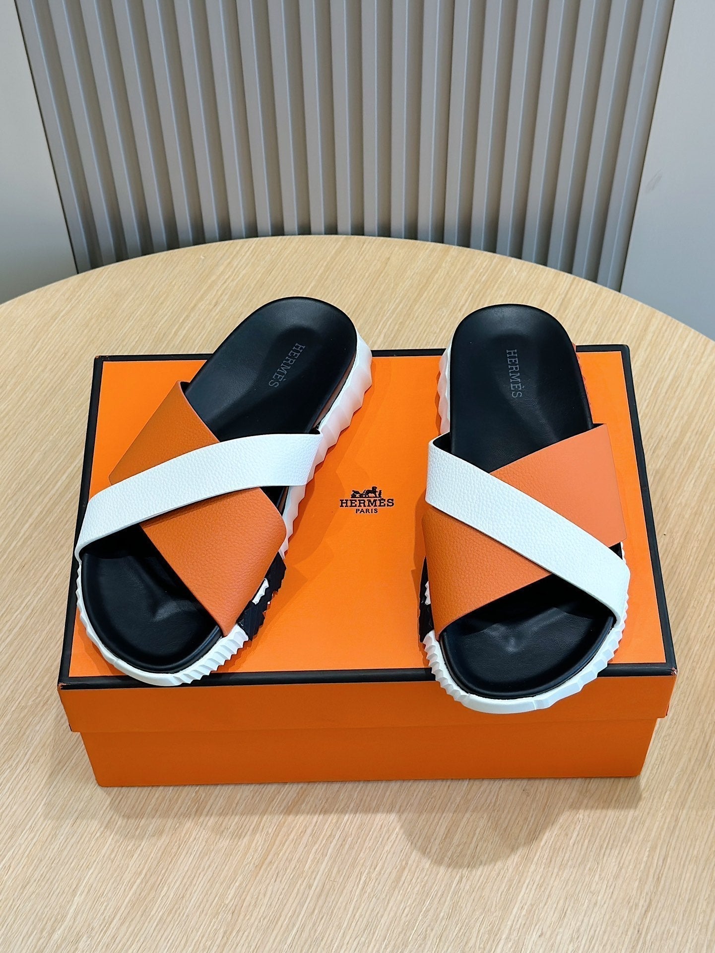 HM Men's Infra Slide Calfskin 547634