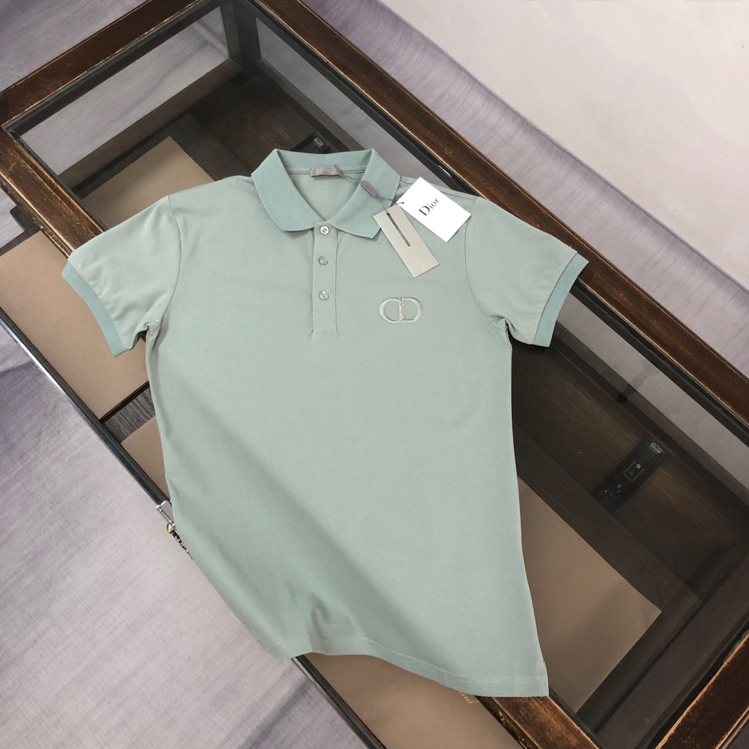 CD 26A Men Short-Sleeve Collared Polo Shirt Cotton 290803