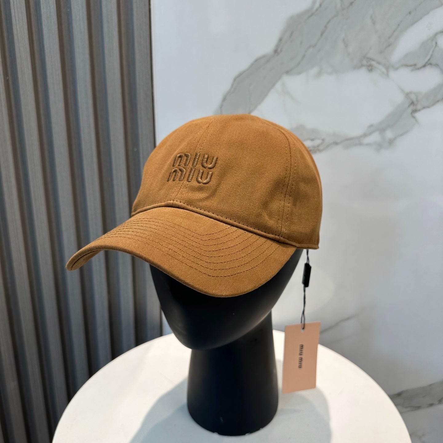 Miumiu Logo Cotton Hat 211745