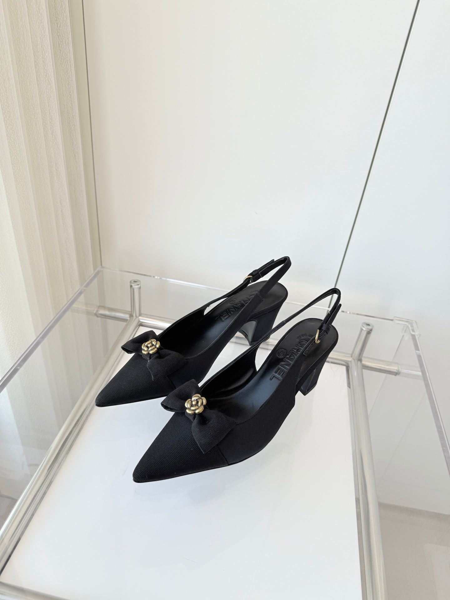 Chanel 2026 Slingback Stilettos Leather Sheepskin 823416