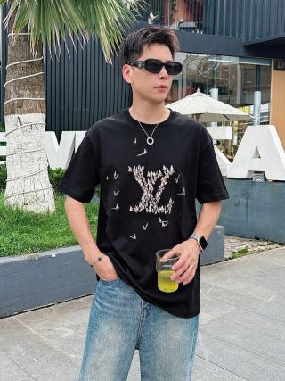 LV 26A Short-Sleeve T-Shirt Multicolor Cotton 406019