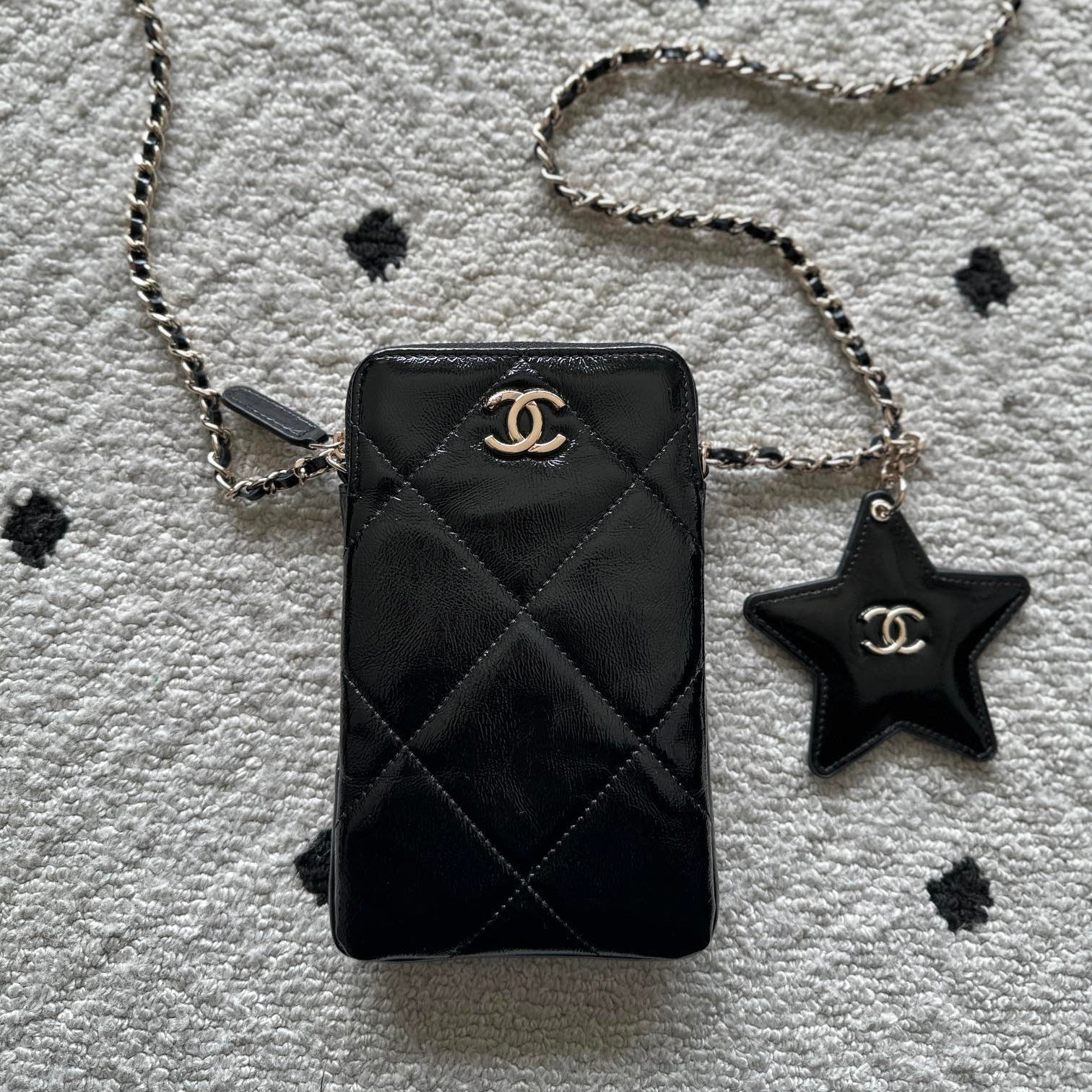 Chane 2026 Phone Case With Star Calfskin