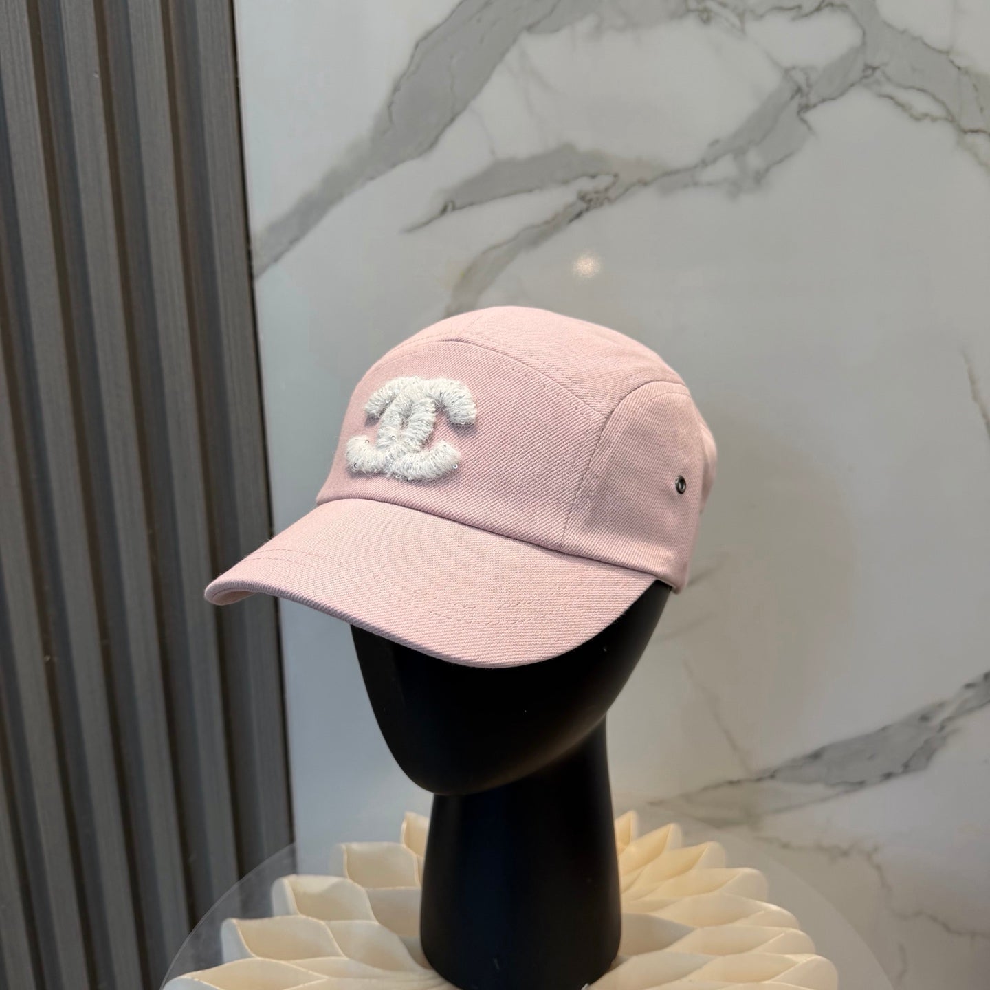 Chanel 3D Embroidered Logo Baseball Cap 229146