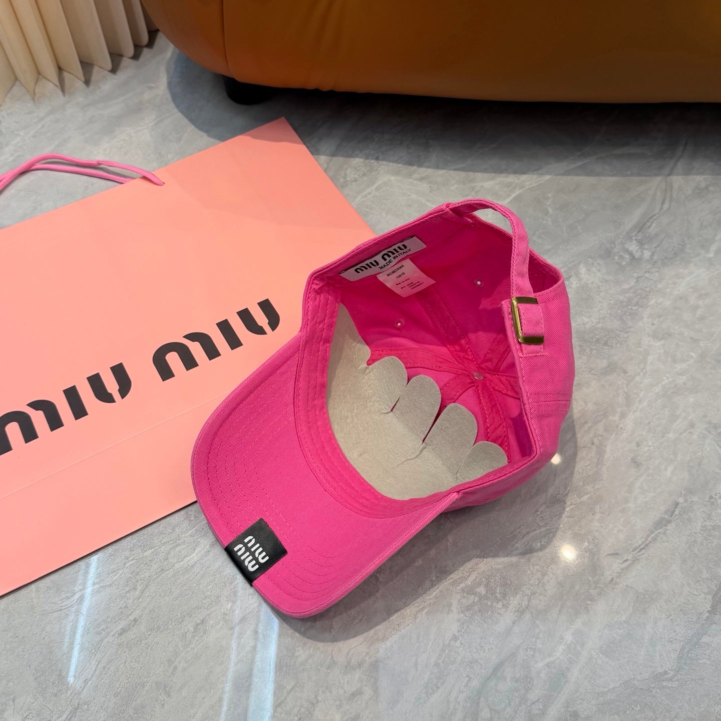 Miumiu Baseball Cap Cotton 262130