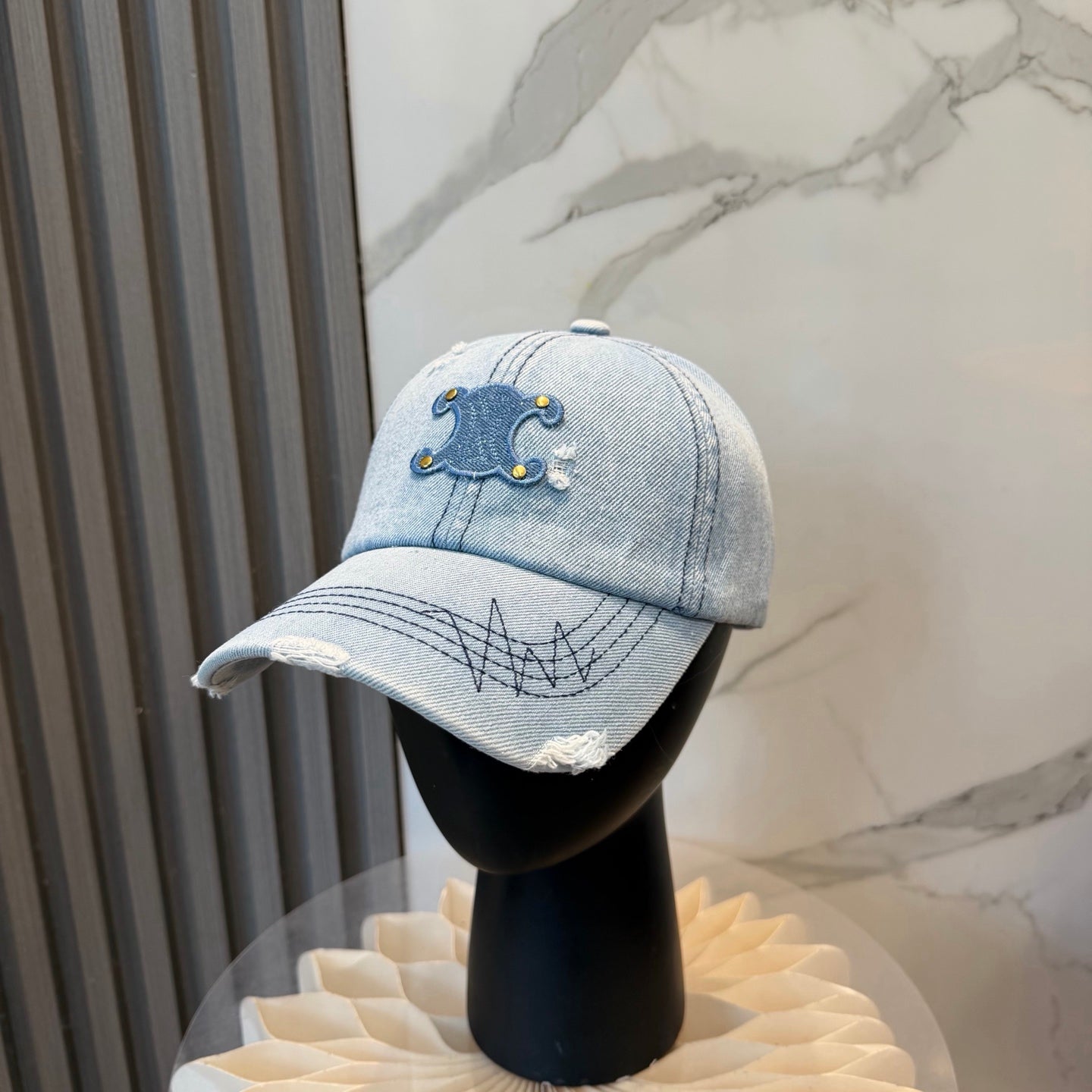 Celine Denim Baseball Cap 250022