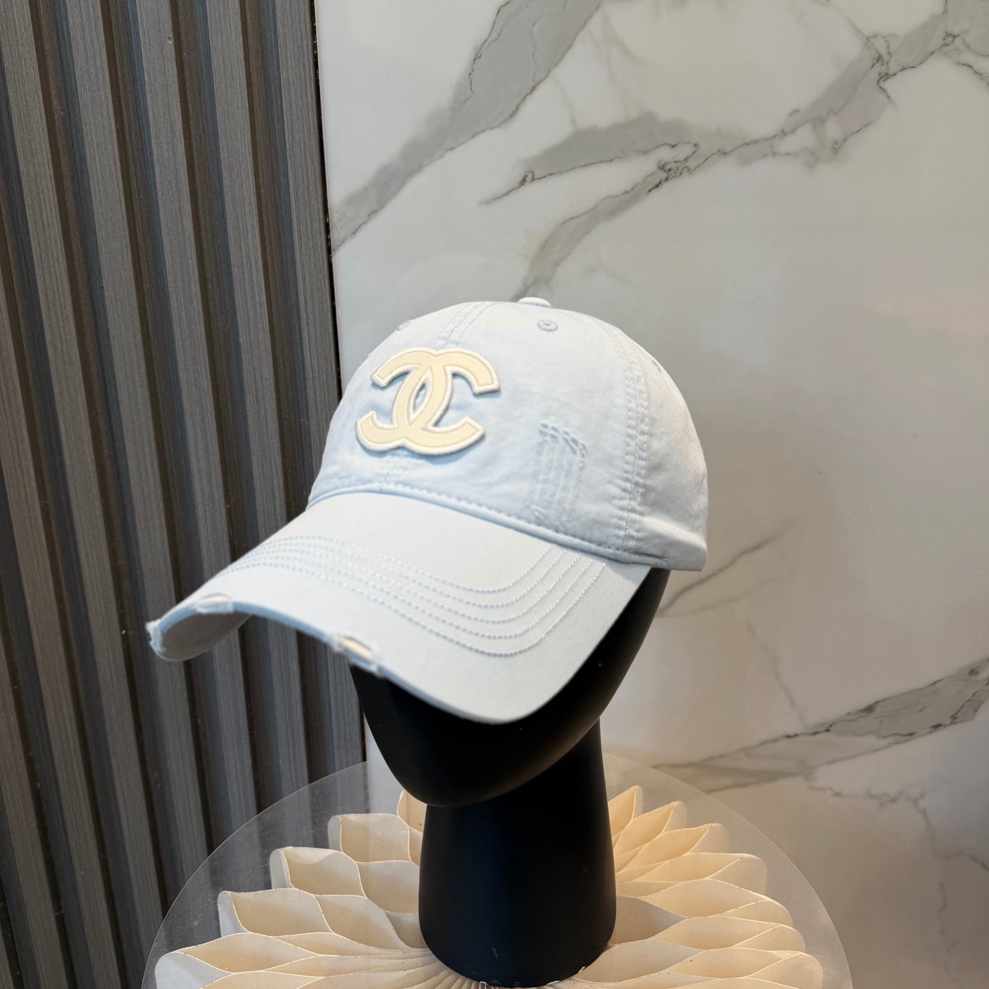 Chanel Logo Baseball Cap 295335