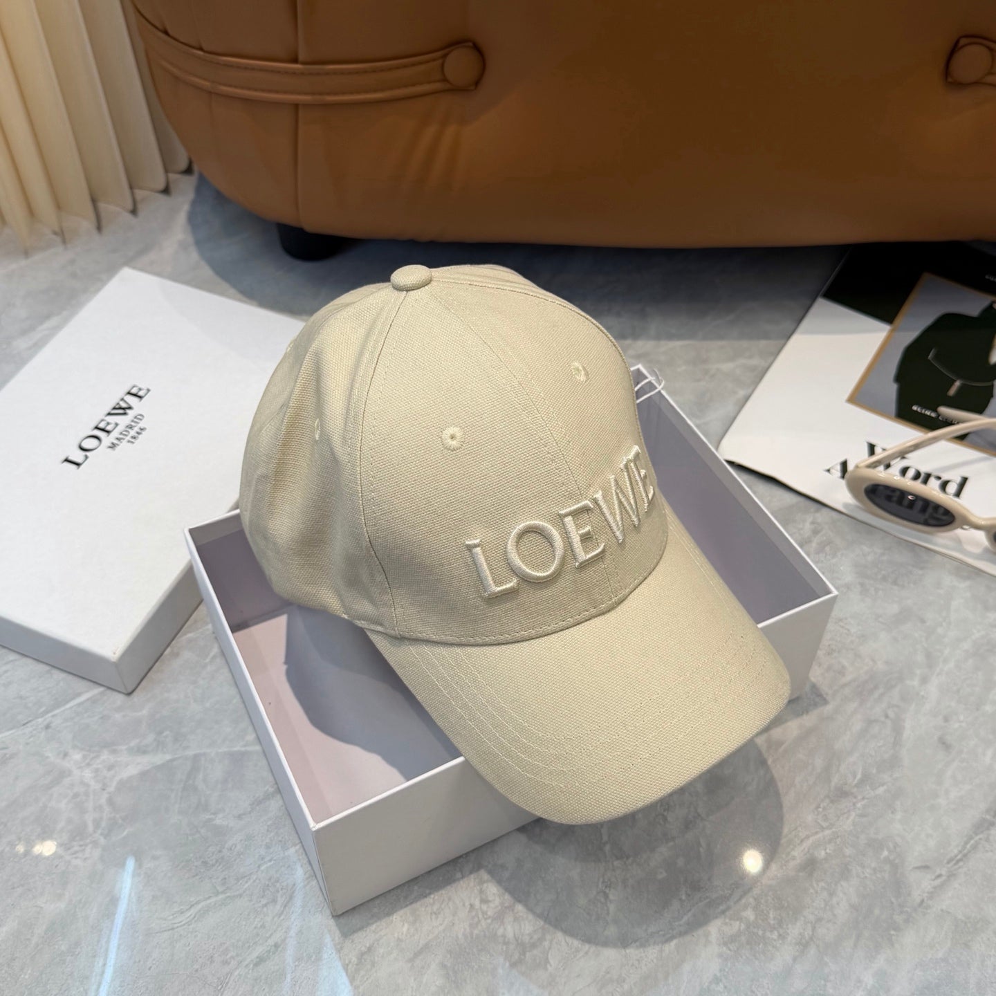 Loewe Embroidered Baseball Cap 295343