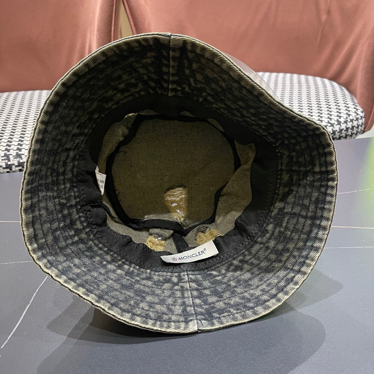 Moncler Denim Bucket Hat 196136