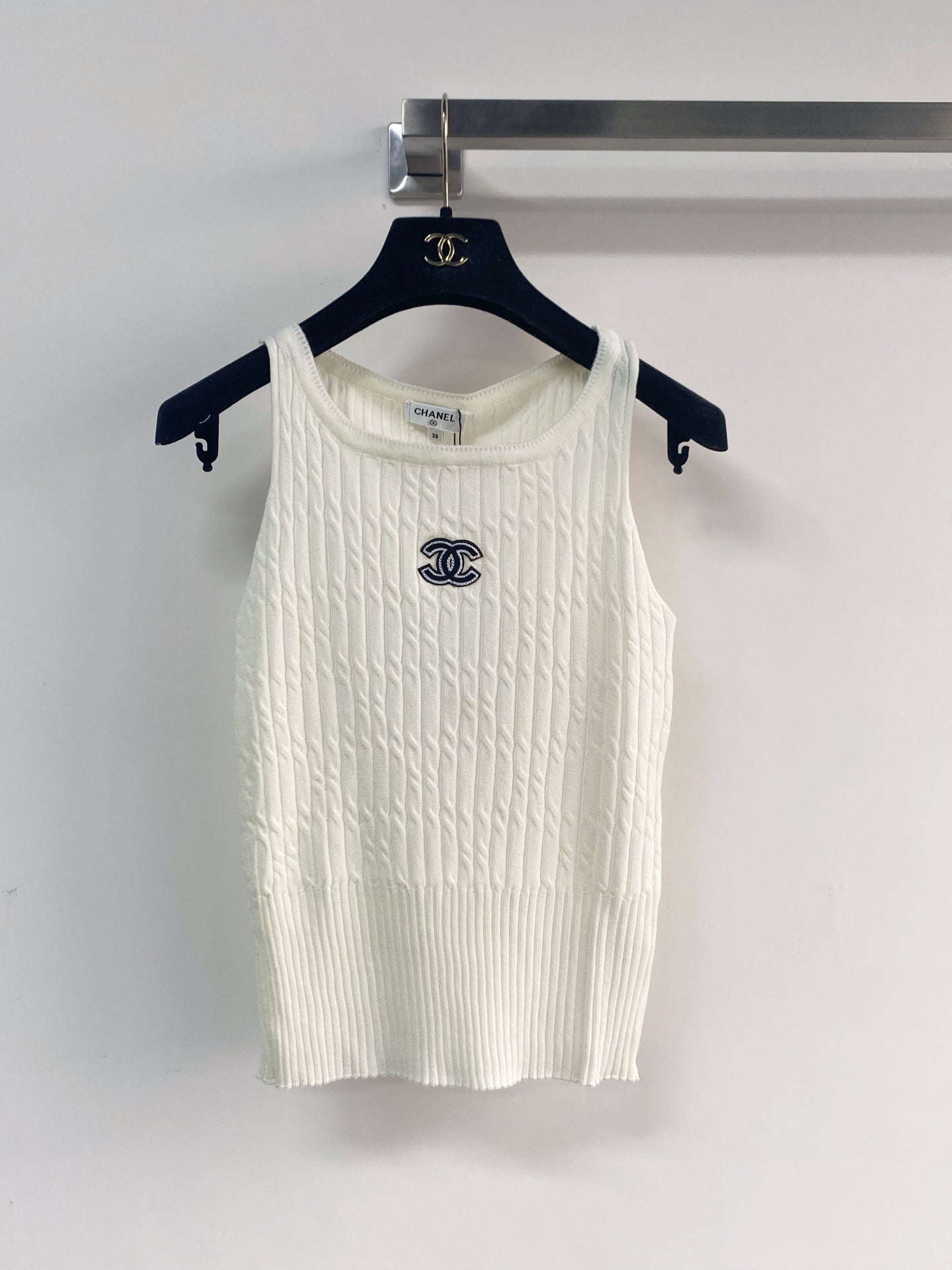 Chanel 2026 Knit Tank Top Wool Cashmere