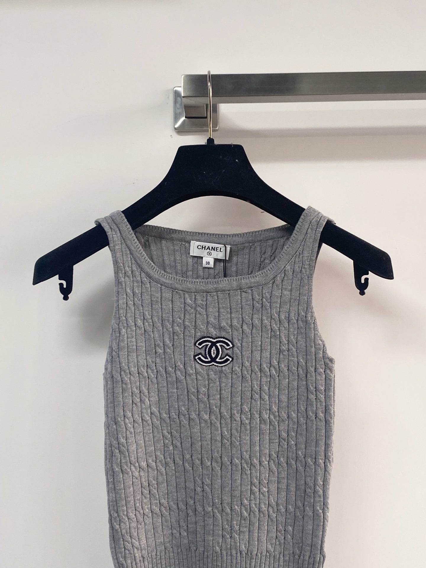 Chanel 2026 Knit Tank Top Wool Cashmere