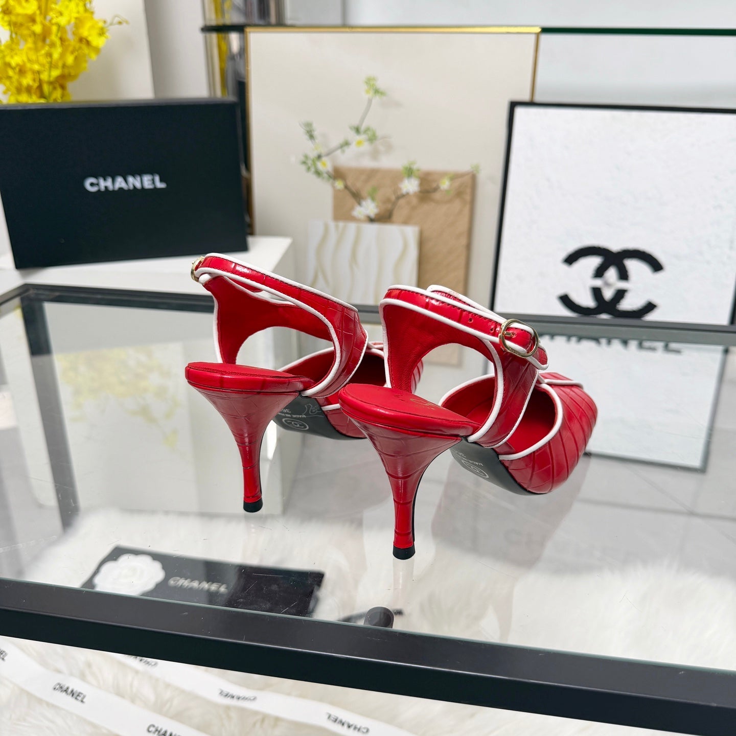 Chanel 2026 Slingback Pump 80mm Calfskin 183587