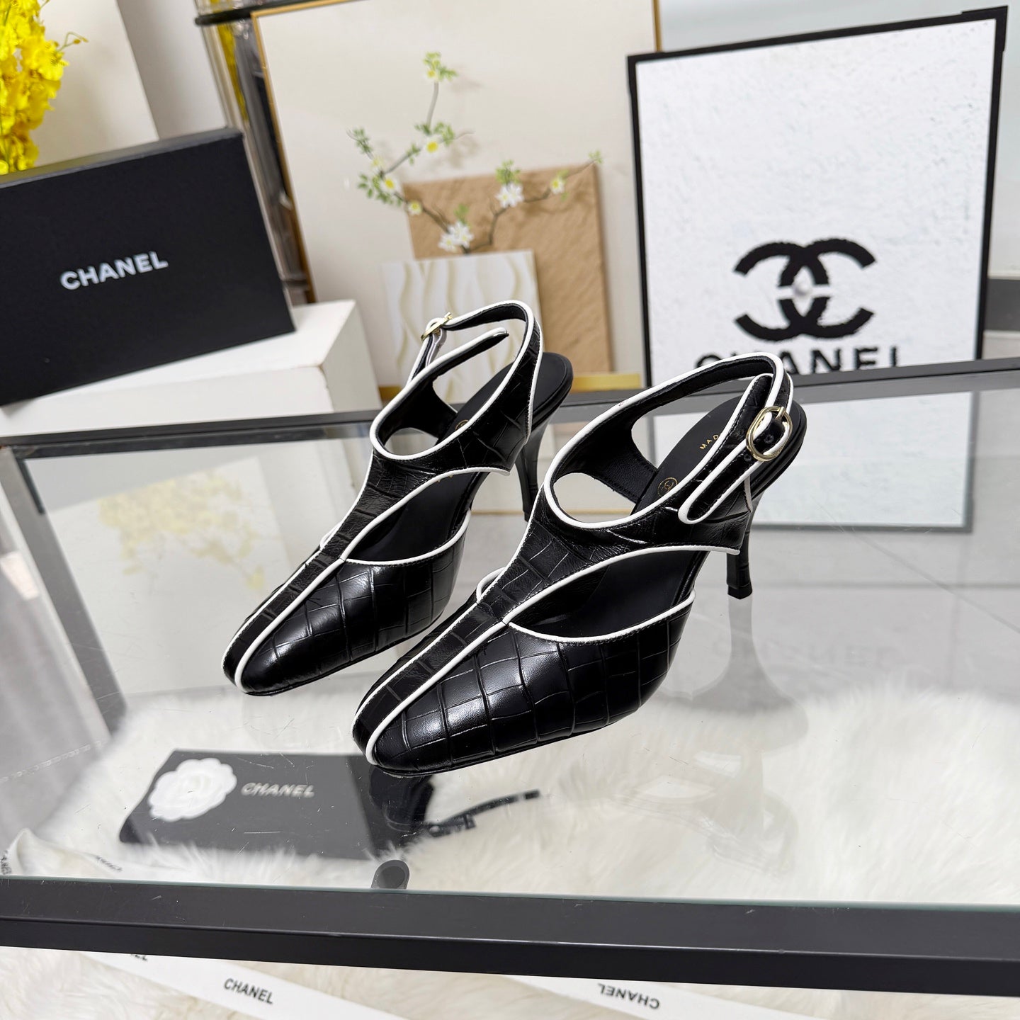 Chanel 2026 Slingback Pump 80mm Calfskin 183587