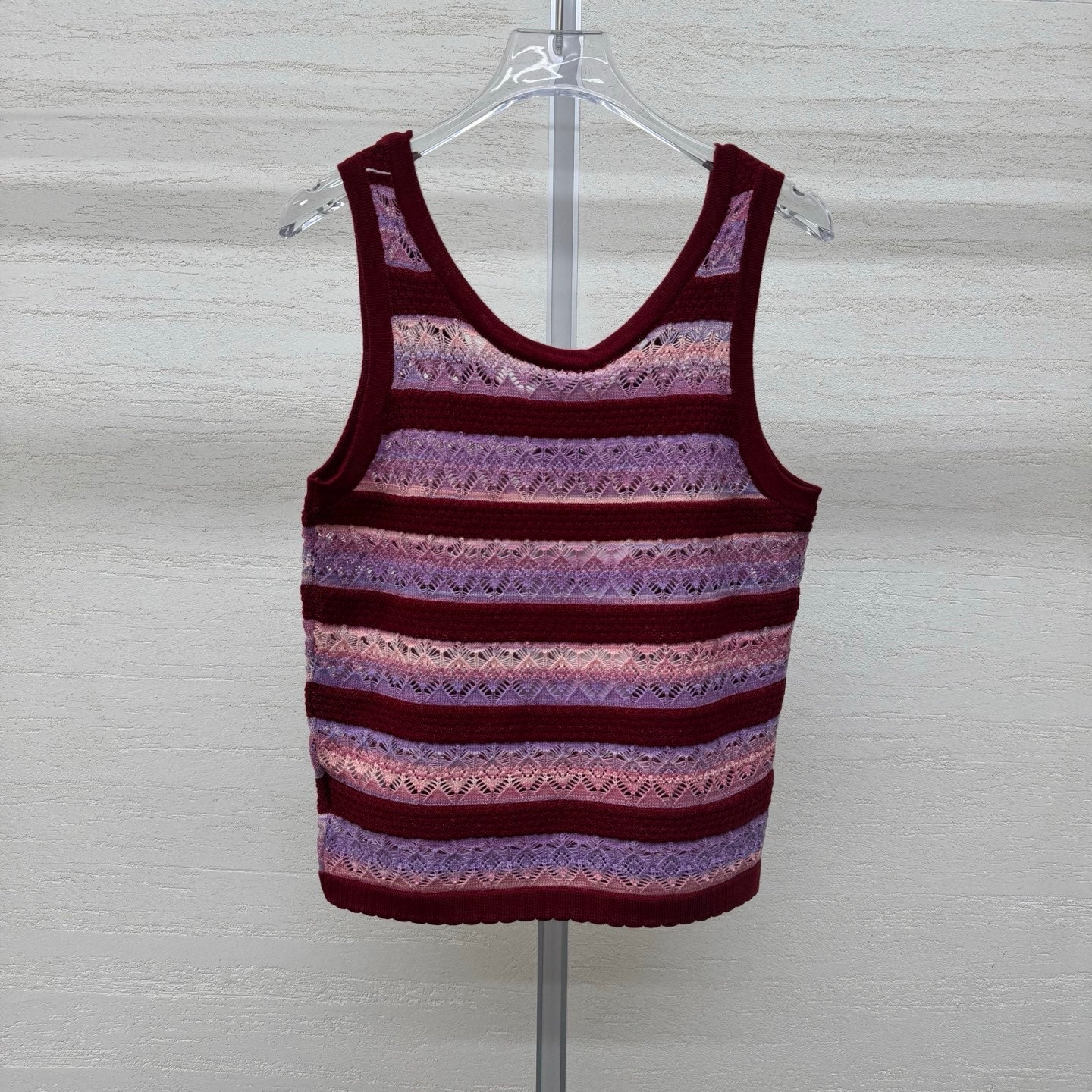 Chanel 2026 Crew Neck Vest Wool Acrylic 356917