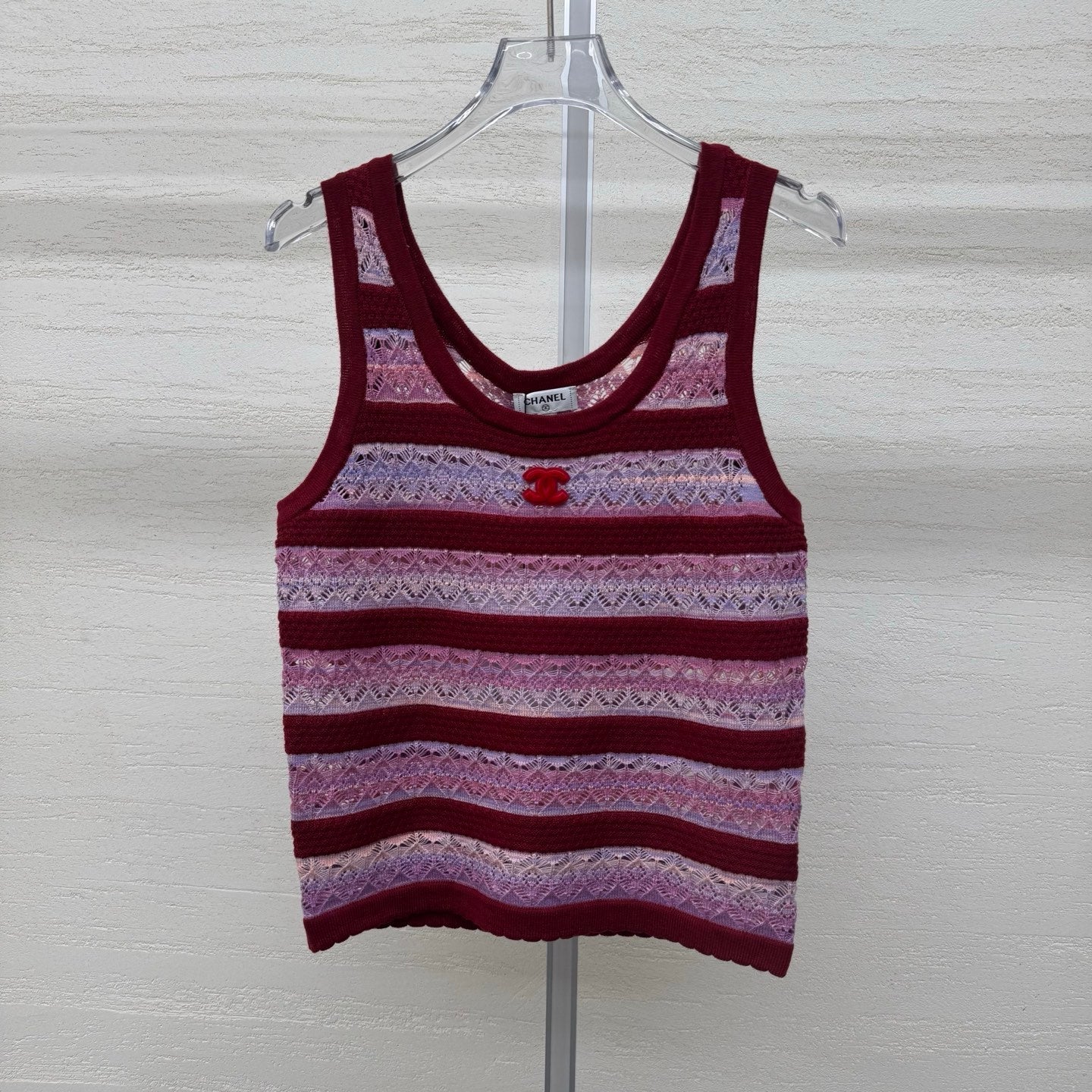 Chanel 2026 Crew Neck Vest Wool Acrylic 356917
