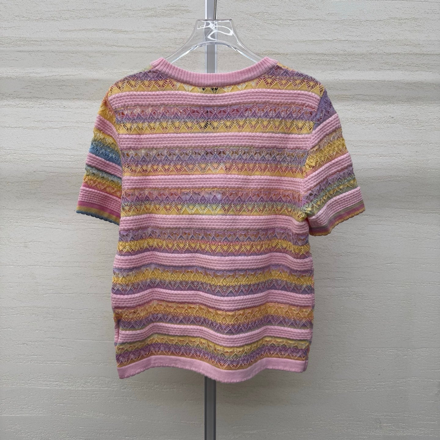 Chanel 2026 Crew Neck Short-Sleeve T-Shirt Wool Acrylic 356921