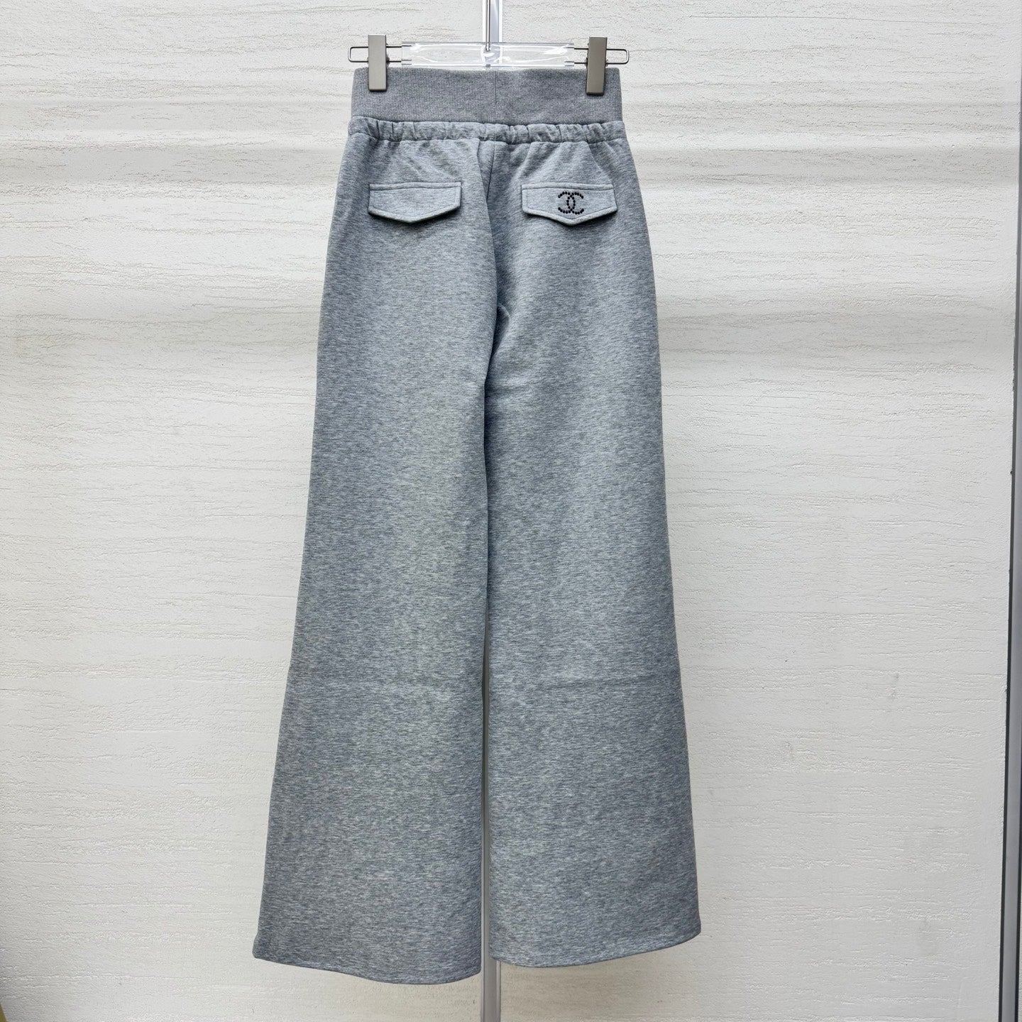 Chanel 2026 Rhinestone Waistband Casual Pant Cotton 356983