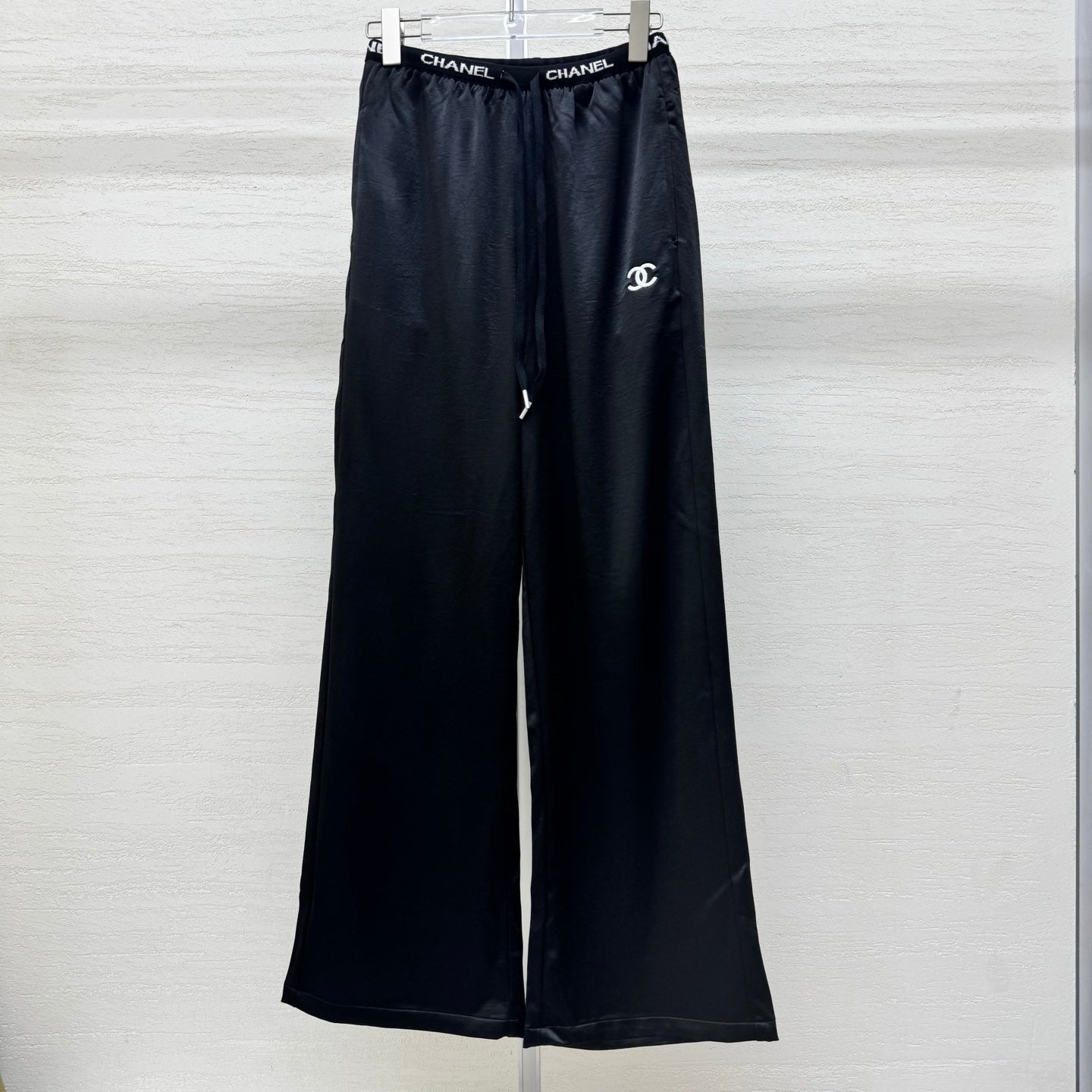 Chanel 2026 Waist Drawstring Acetate Casual Wide-Leg Pant Polyester 356793