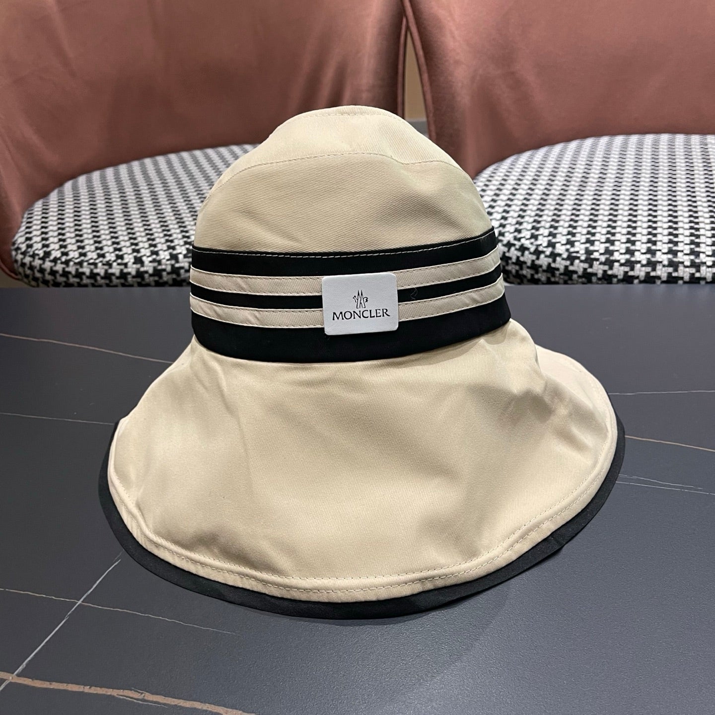 Moncler Logo Canvas Summer Hat 213482