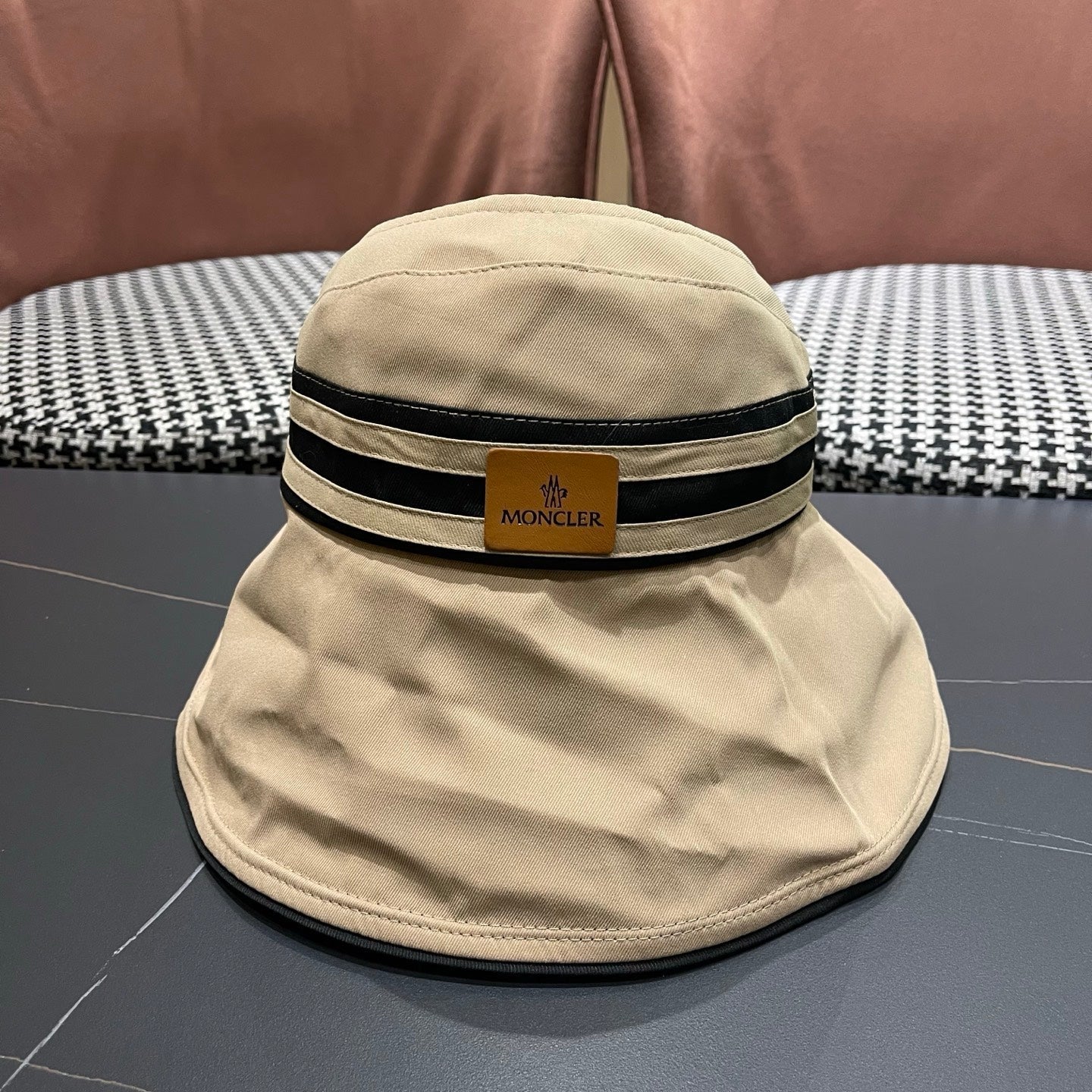 Moncler Logo Canvas Summer Hat 213482