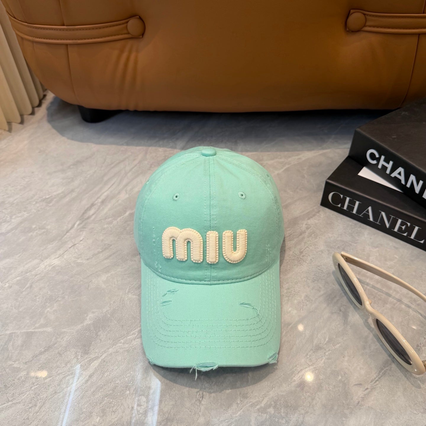 Miumiu Baseball Cap Cotton 280836