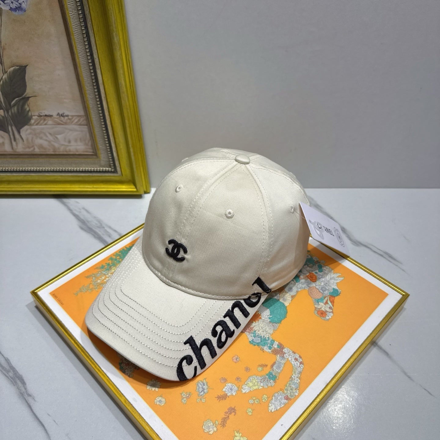 Chanel Logo Cotton Hat 195908