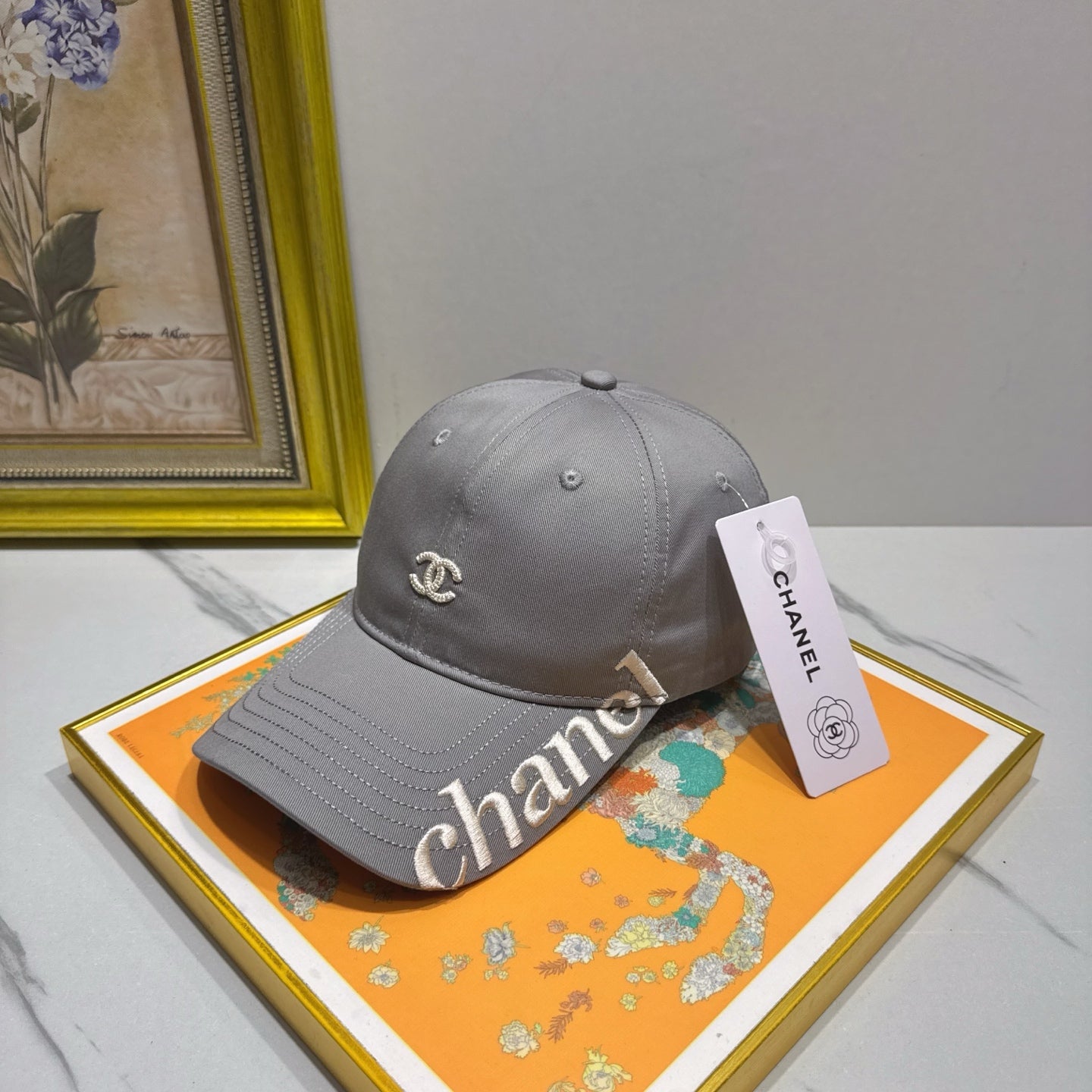 Chanel Logo Cotton Hat 195908