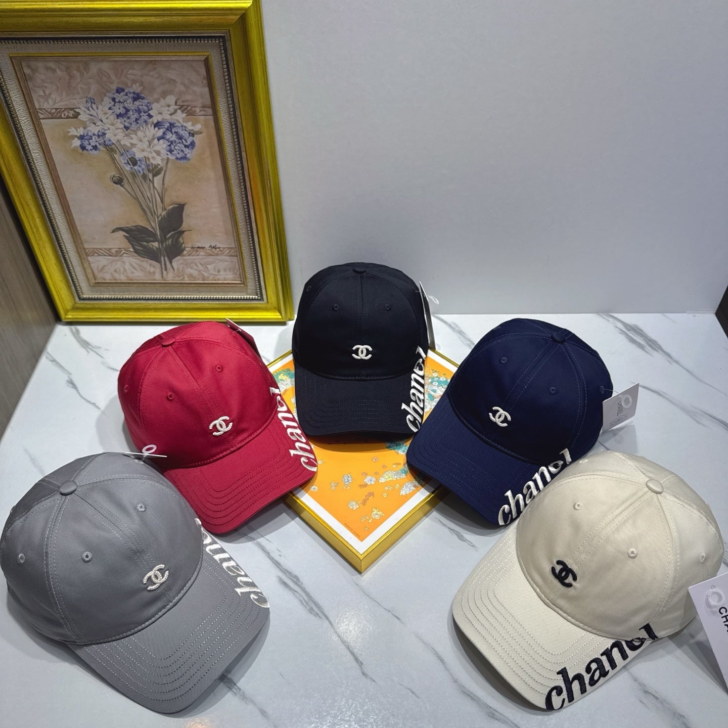 Chanel Logo Cotton Hat 195908