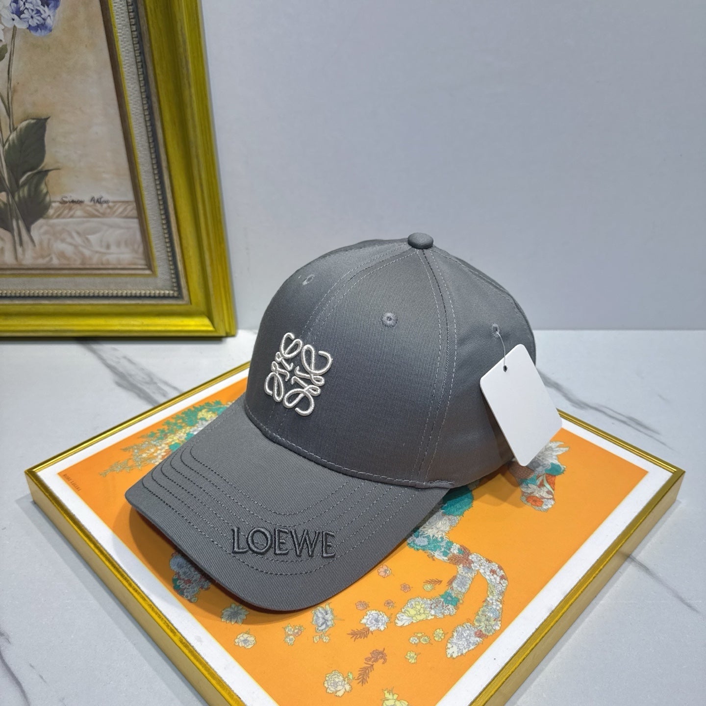 Loewe Logo Cotton Hat 195902