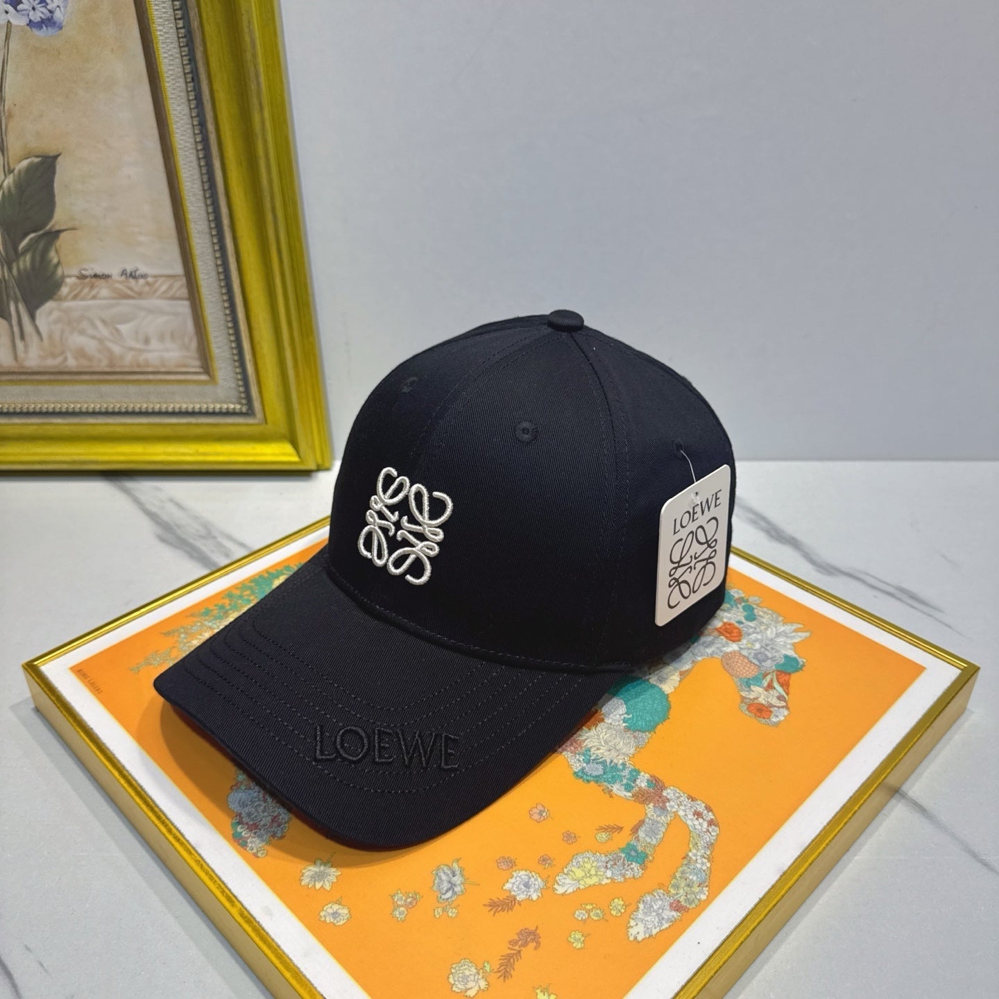 Loewe Logo Cotton Hat 195902