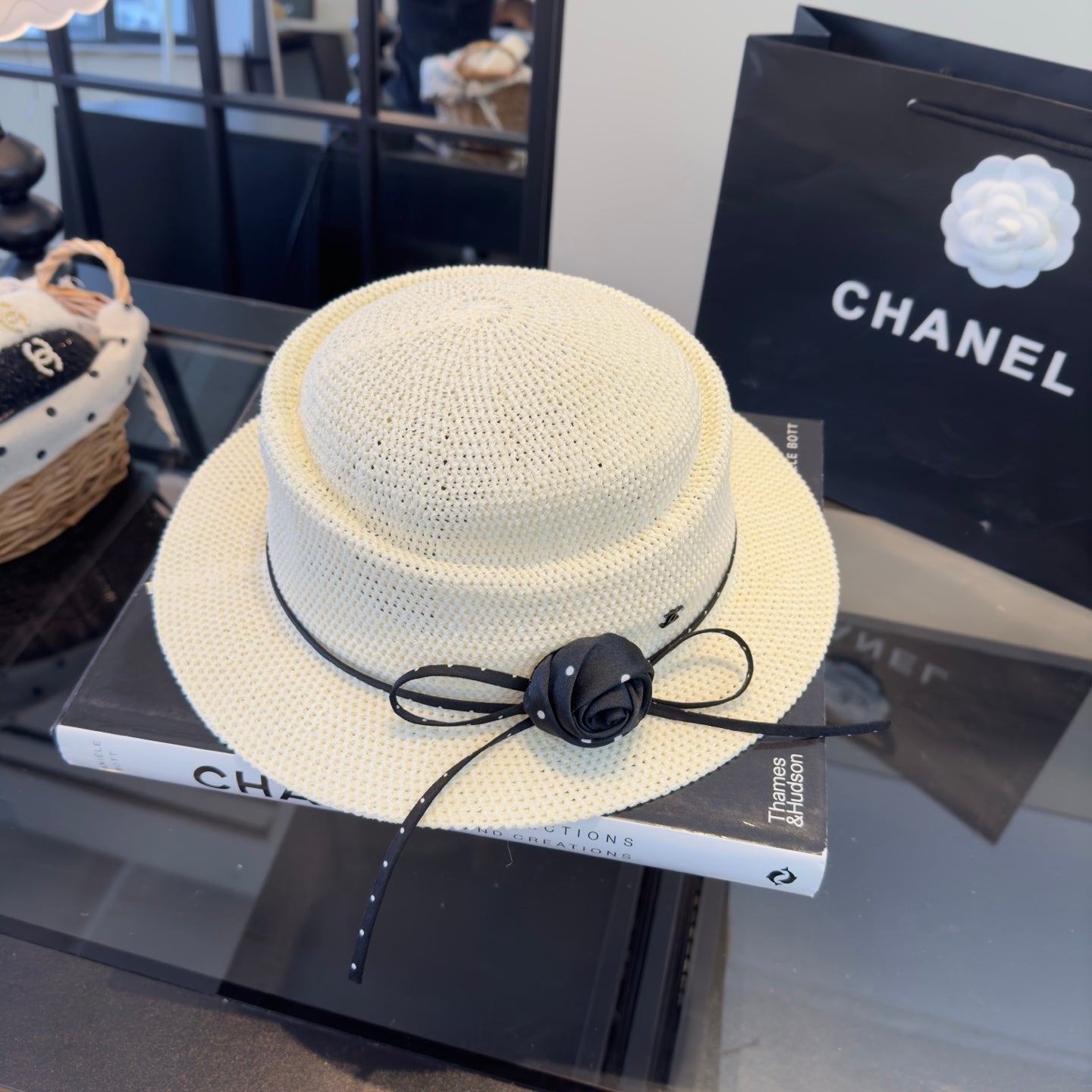 Chanel Bucket Hat Wool 279621