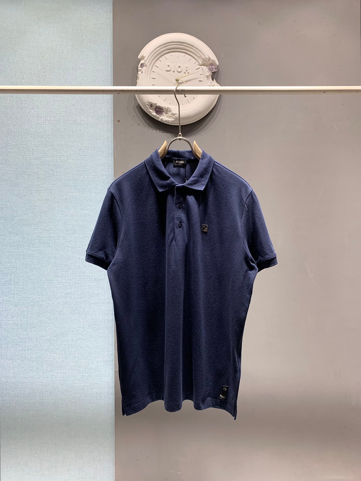 Fendi 2026 Men's Polo Shirt Cotton Fabric 801524