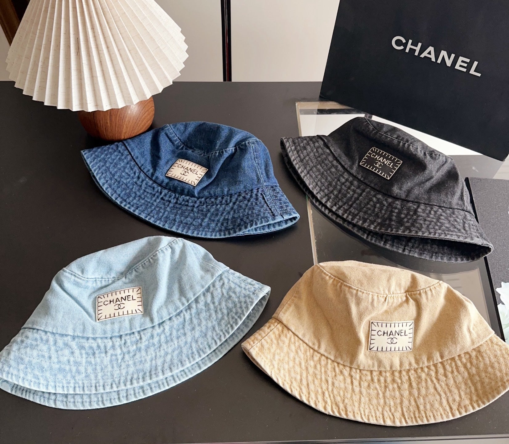 Chanel Denim Vintage Bucket Hat 229055