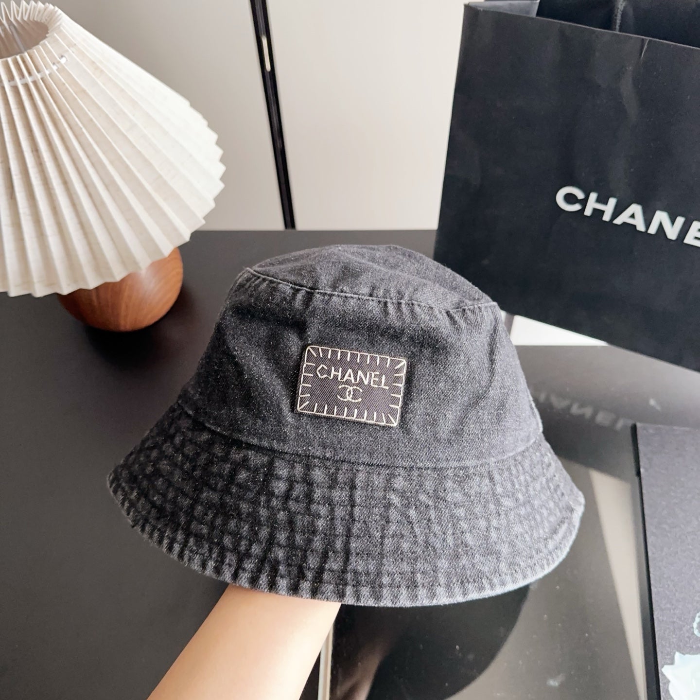 Chanel Denim Vintage Bucket Hat 229055