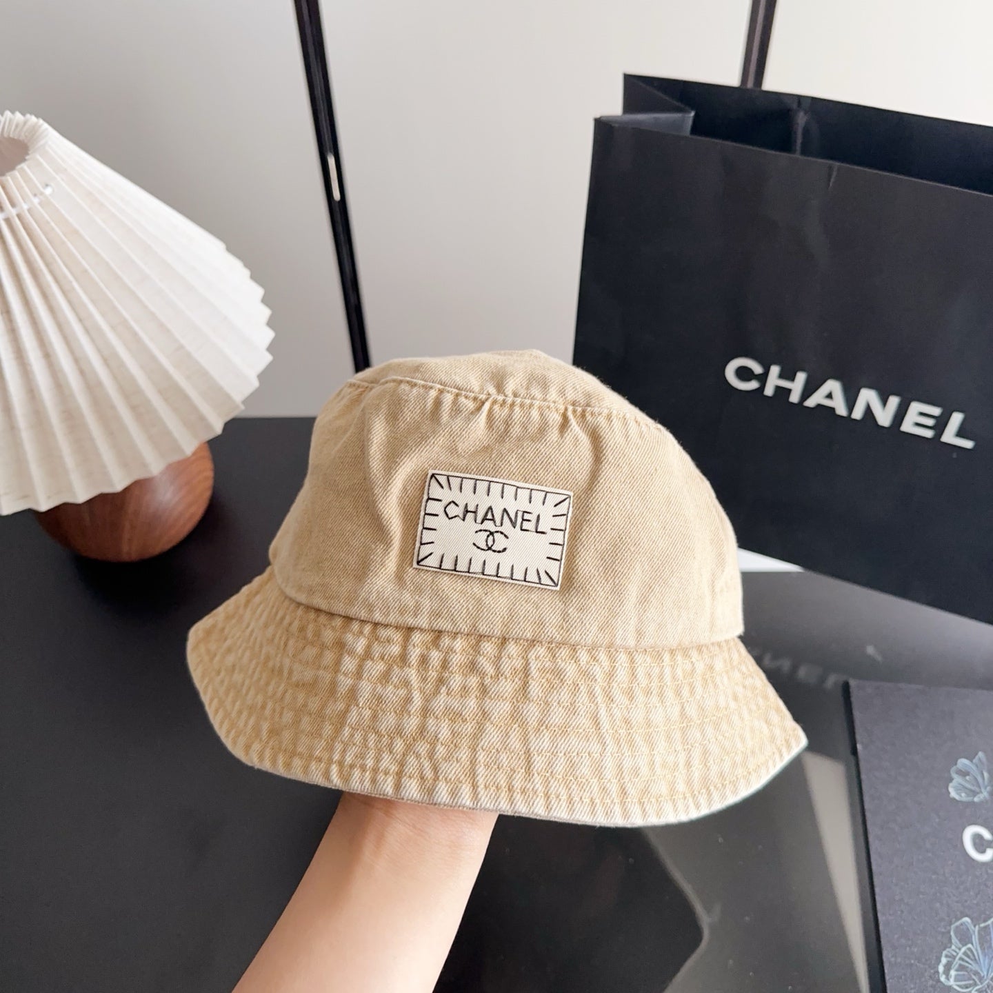 Chanel Denim Vintage Bucket Hat 229055