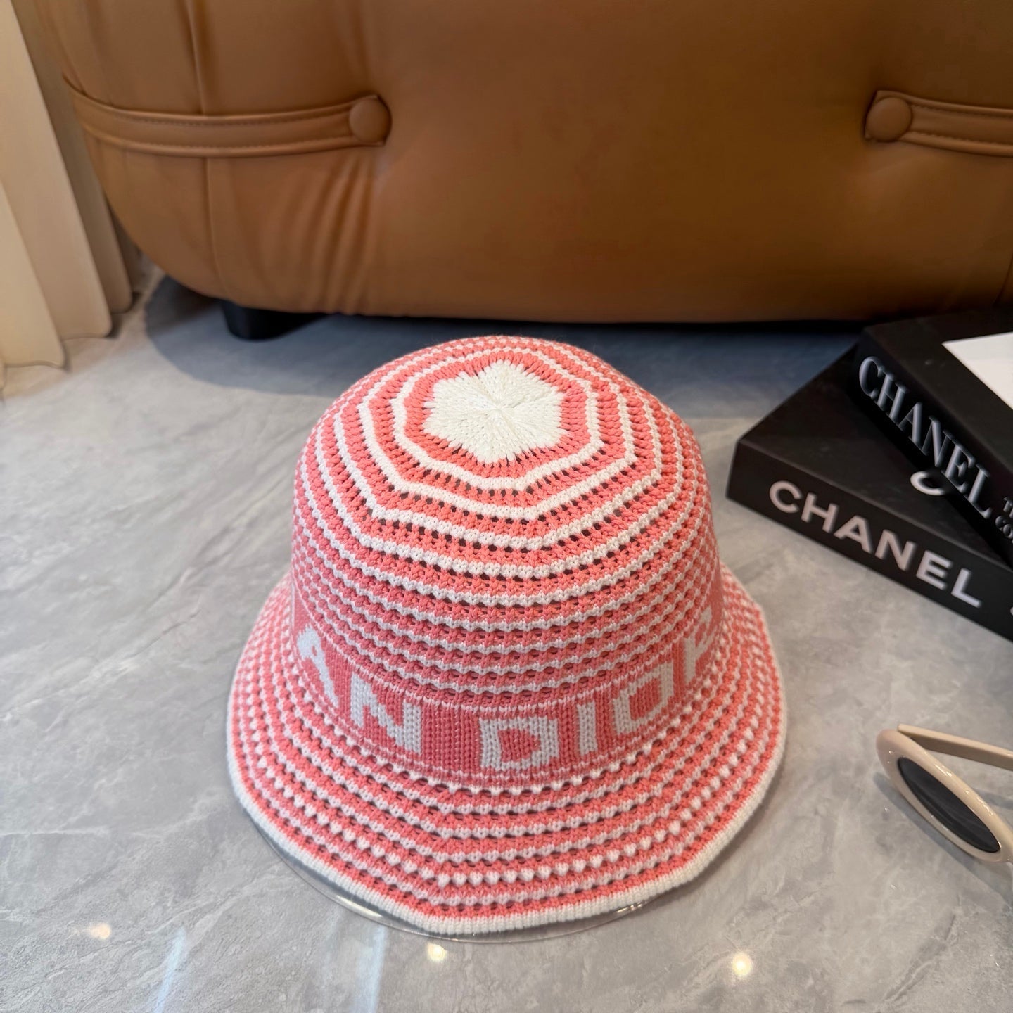 Dior Striped Bucket Hat Wool 280840