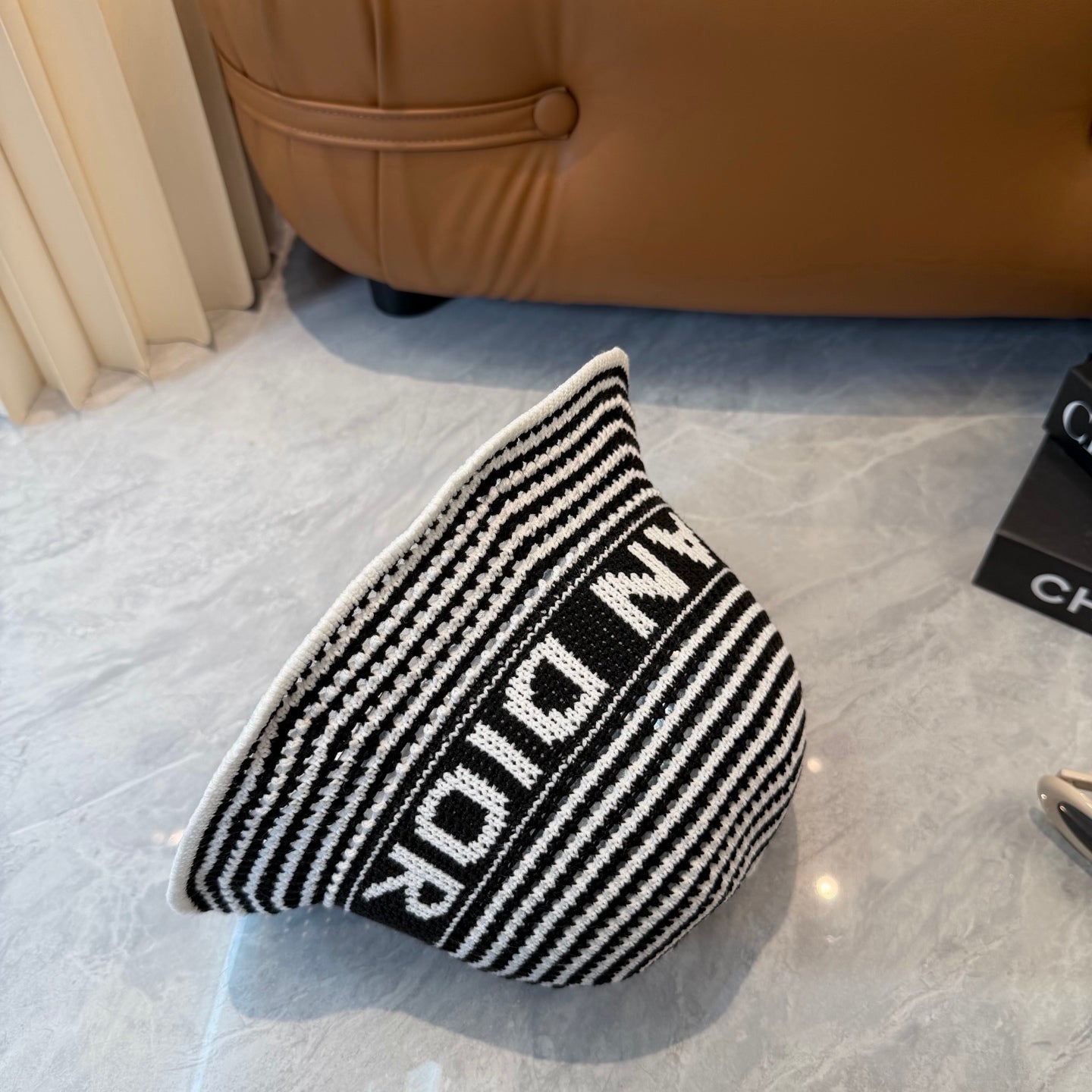 Dior Striped Bucket Hat Wool 280840