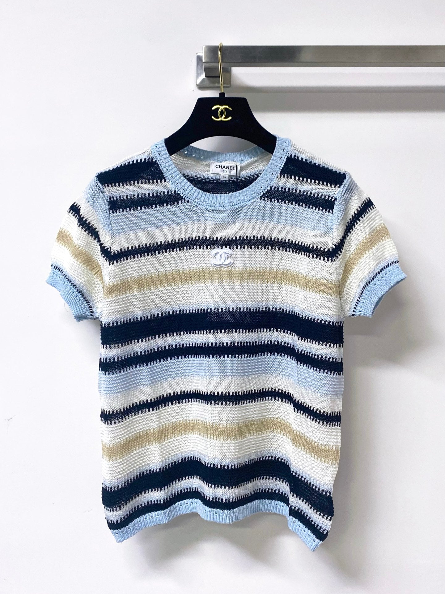 Chanel 2026 Short-sleeved Shirt Acrylic 295266
