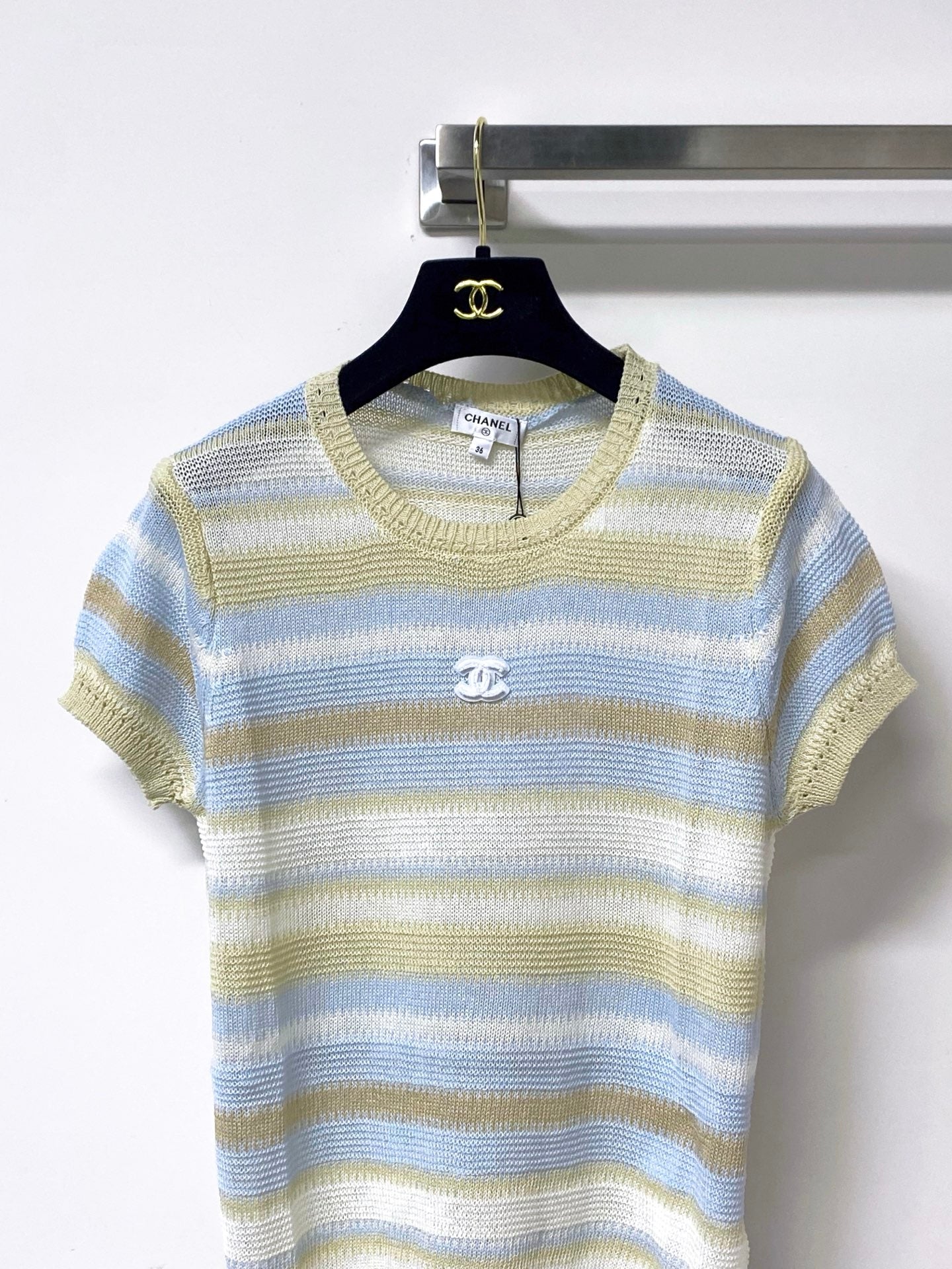 Chanel 2026 Short-sleeved Shirt Acrylic 295266