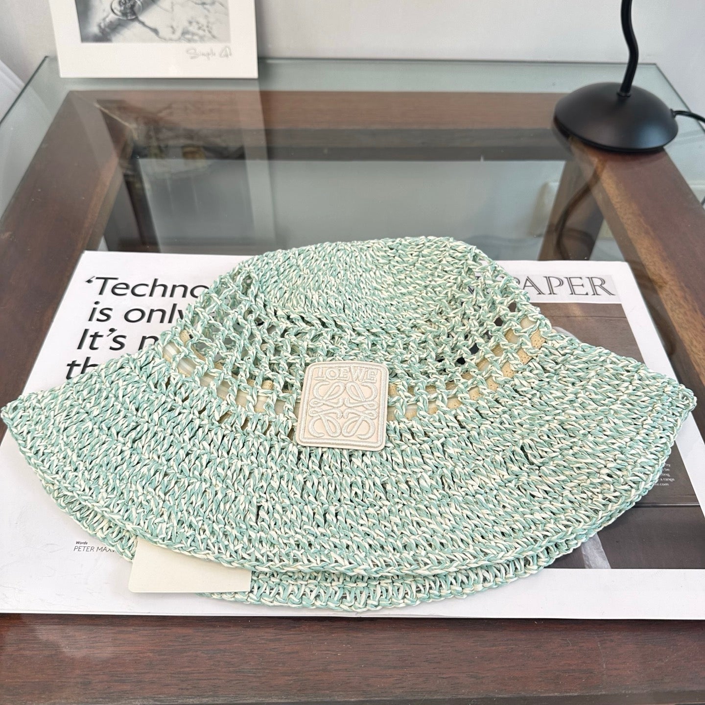 Loewe Raffia Straw Hat 262247