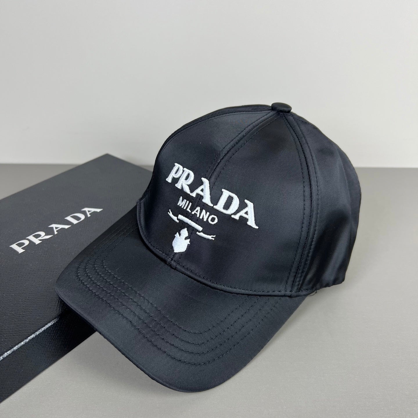 Prada Classic Triangle Logo Baseball Cap 250064