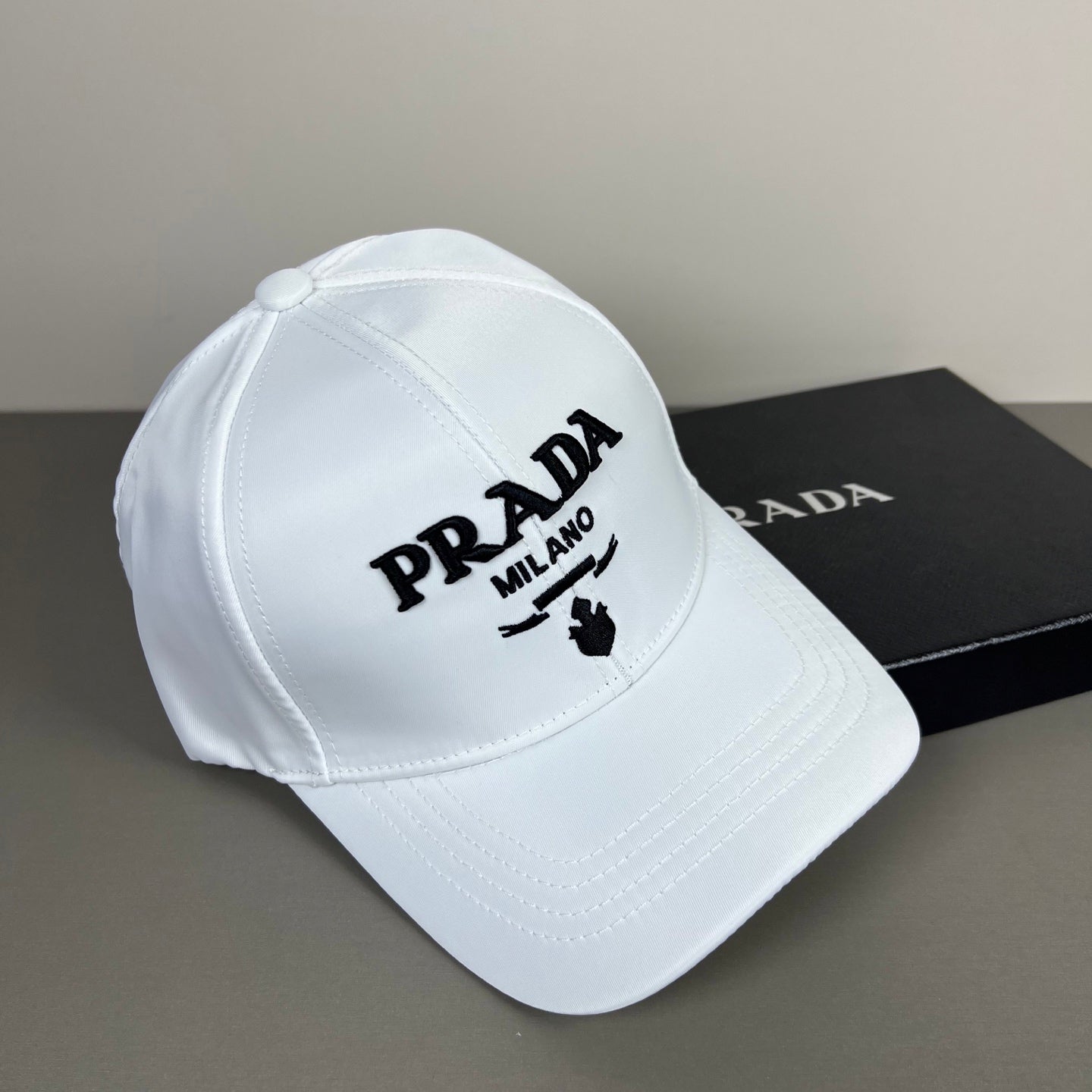 Prada Classic Triangle Logo Baseball Cap 250064