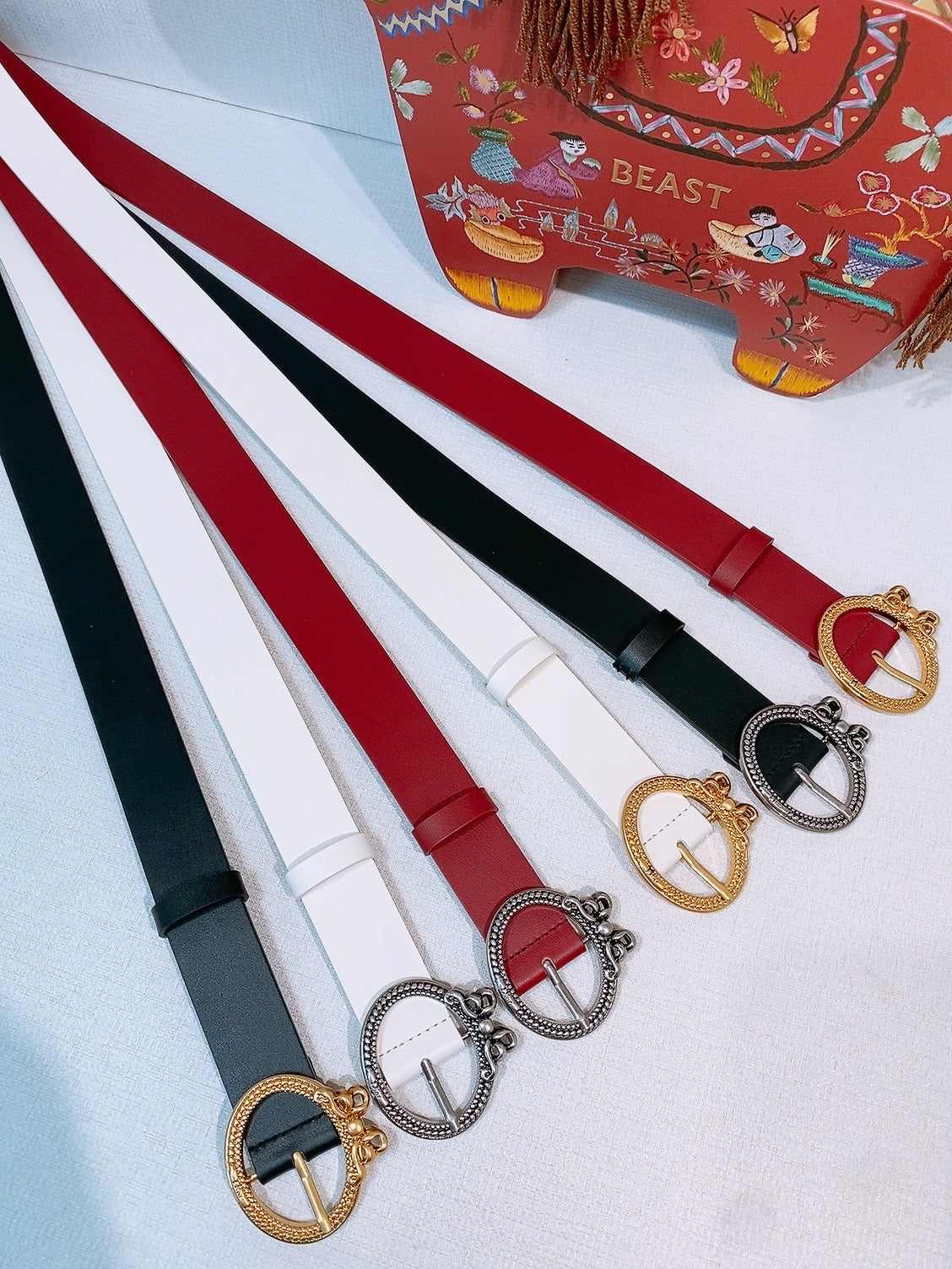 Dior Médaillon Belt 30mm With Bow Calfskin 207707