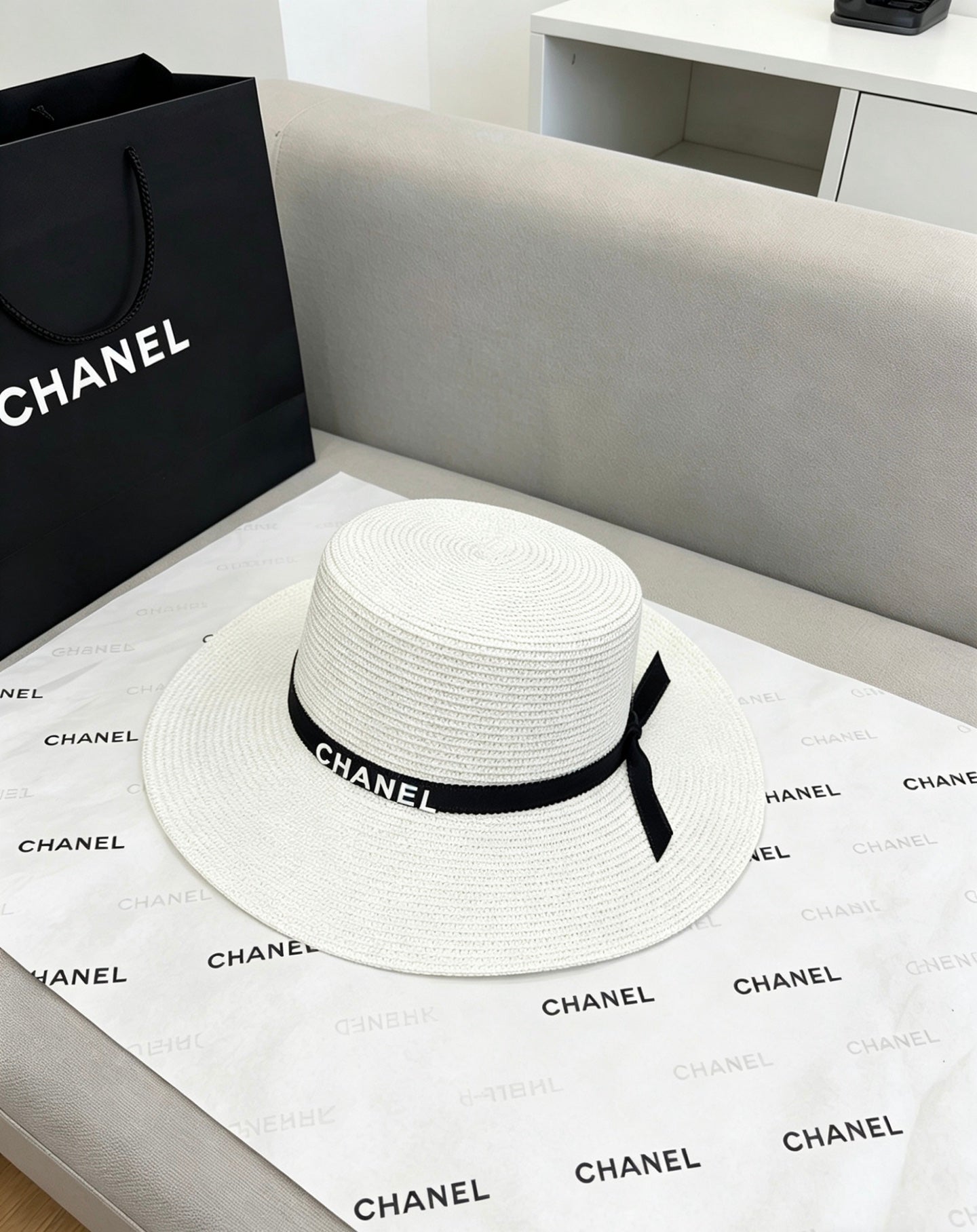 Chanel Flat Top Hat 212716