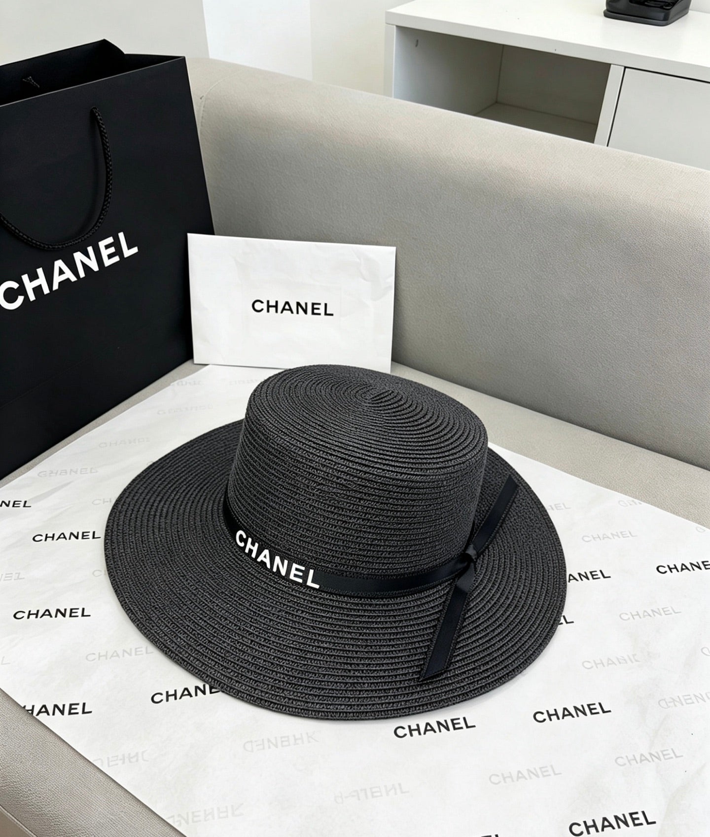 Chanel Flat Top Hat 212716