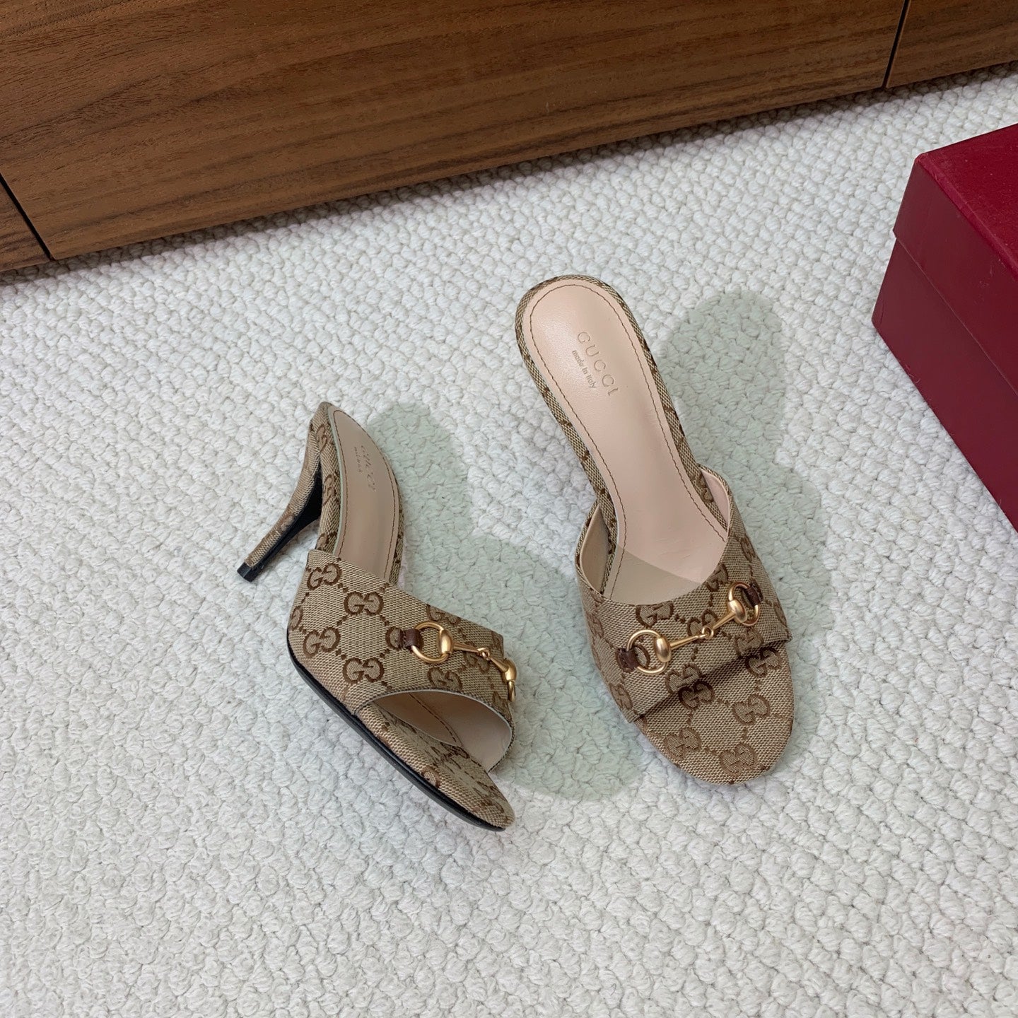 Gucci 2026 Horsebit High-heeled 85mm Sandal 896100