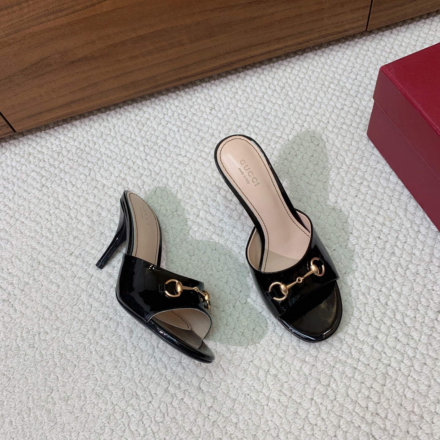 Gucci 2026 Horsebit High-heeled 85mm Sandal 896100