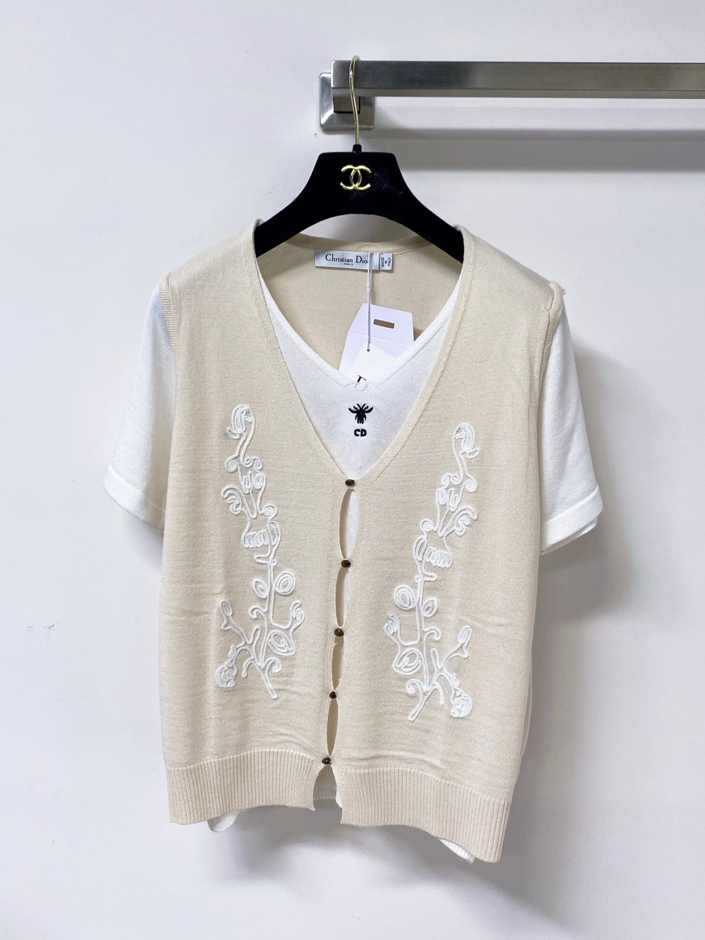 Dior 2026 Layered-look Knit Top Polyamide 442953