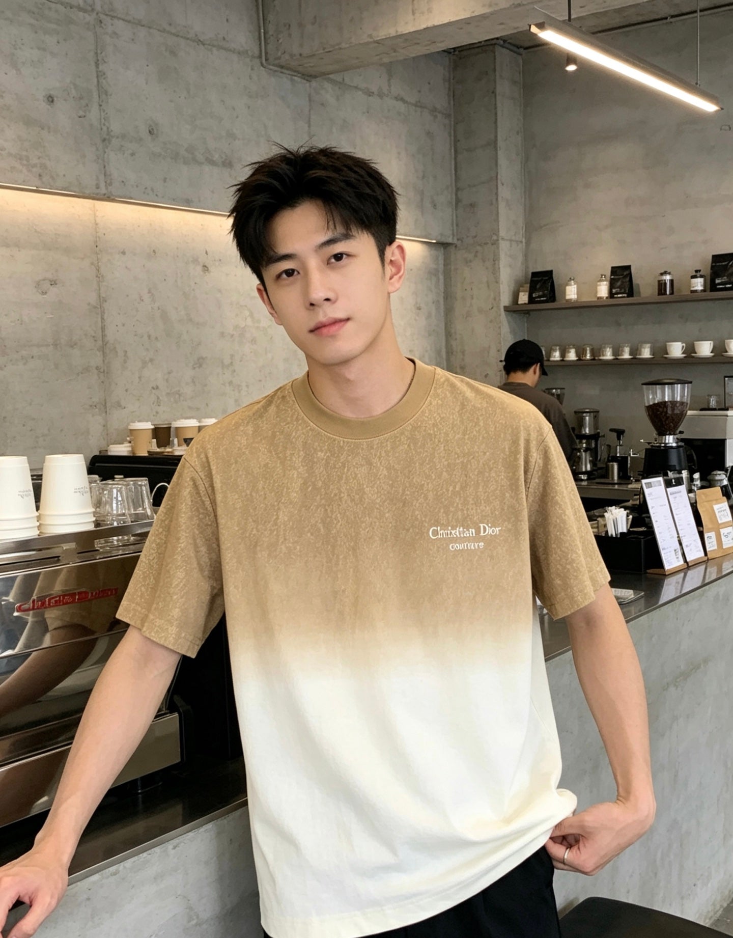 CD 26A Men Short-Sleeve T-Shirt Ombre Cotton 285038